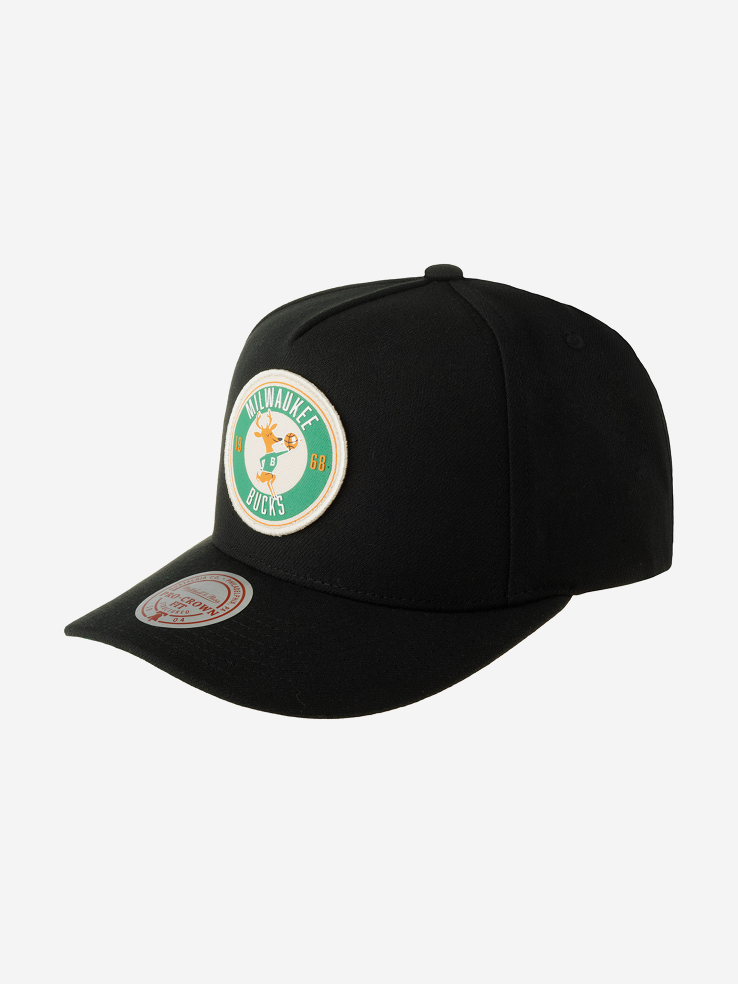 

Бейсболка MITCHELL NESS HP8399-MBUBLCK Milwaukee Bucks NBA (черный), Черный