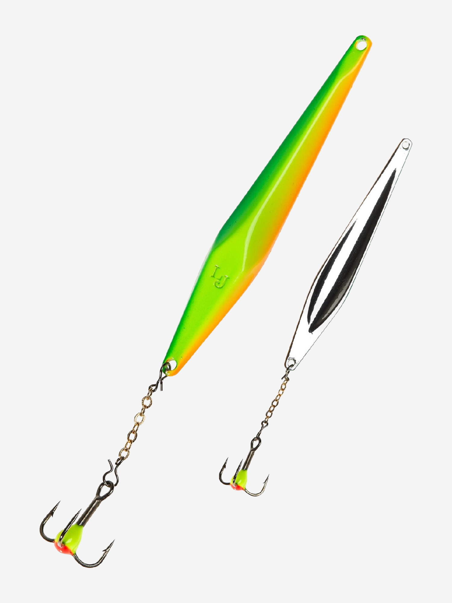 Изображение товара Блесна вертикальная зимняя Lucky John SHINER, длина 75 мм Apple, блистер