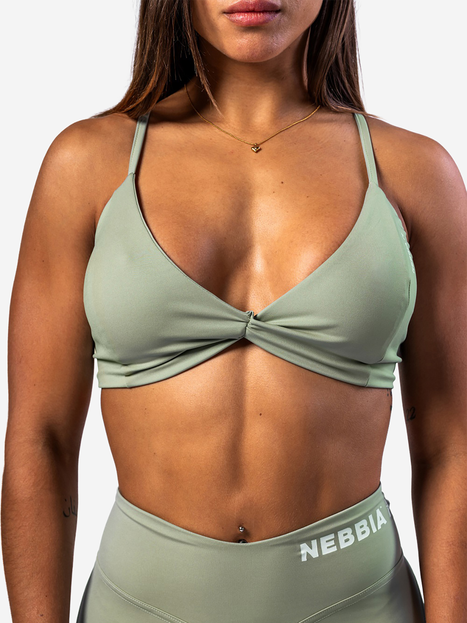 Изображение товара Женский спортивный бюстгальтер TWIST-KNOT Medium-Support бесшовная модель