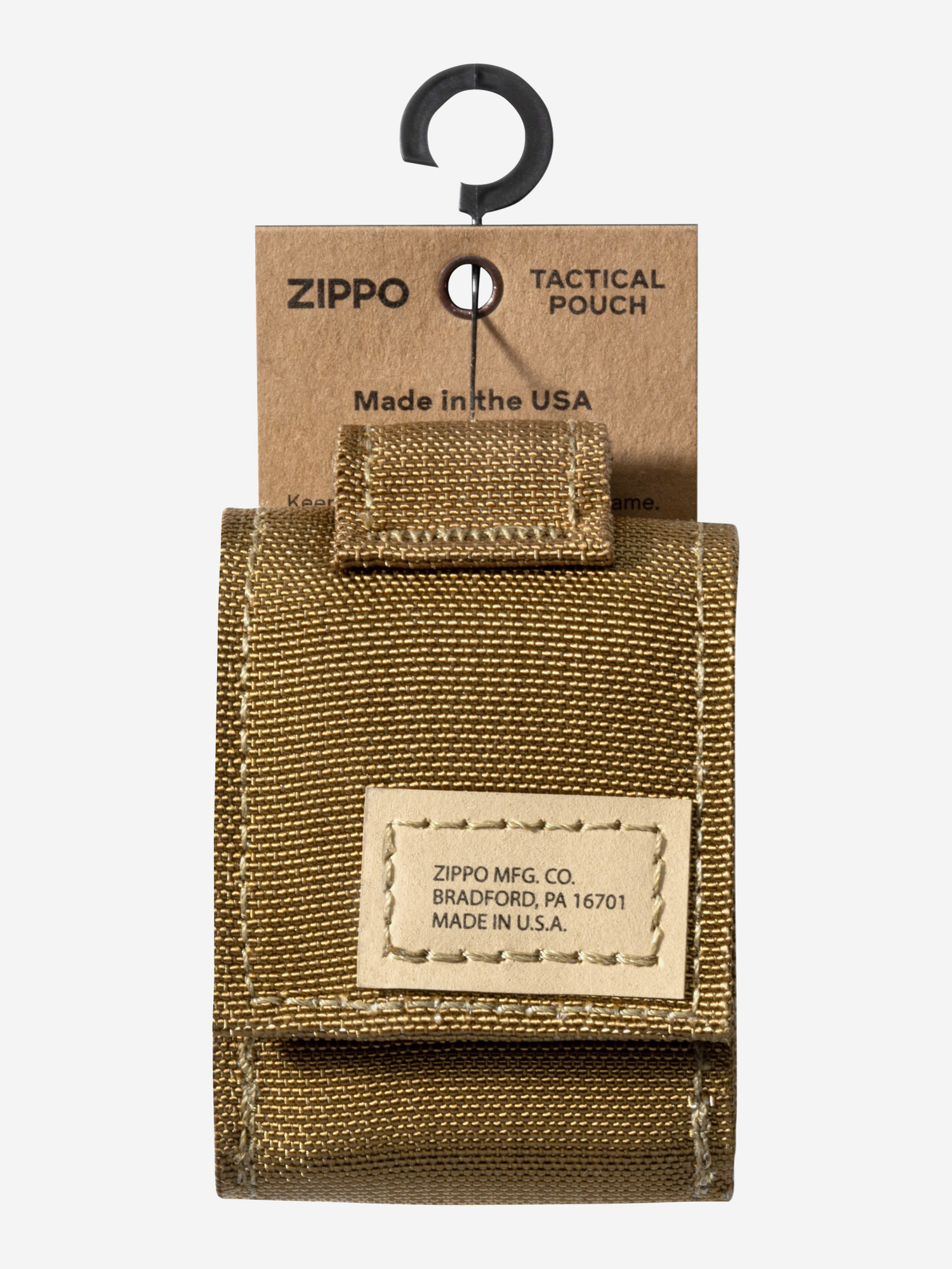

Чехол для зажигалки с нейлоновым фиксатором на ремень ZIPPO, Коричневый