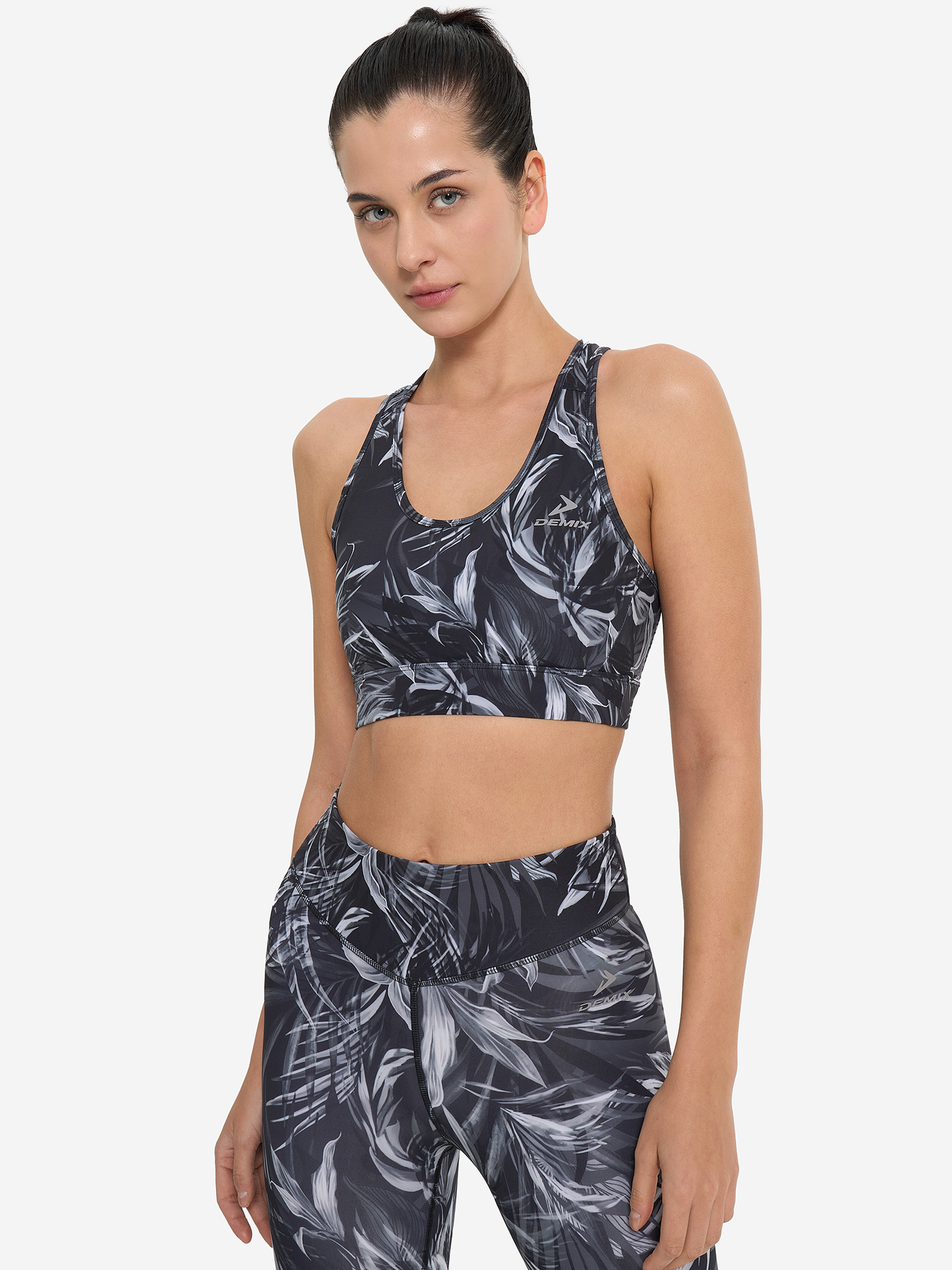 

Топ бра спортивный Demix ActiveMove Gym Gfx, Черный