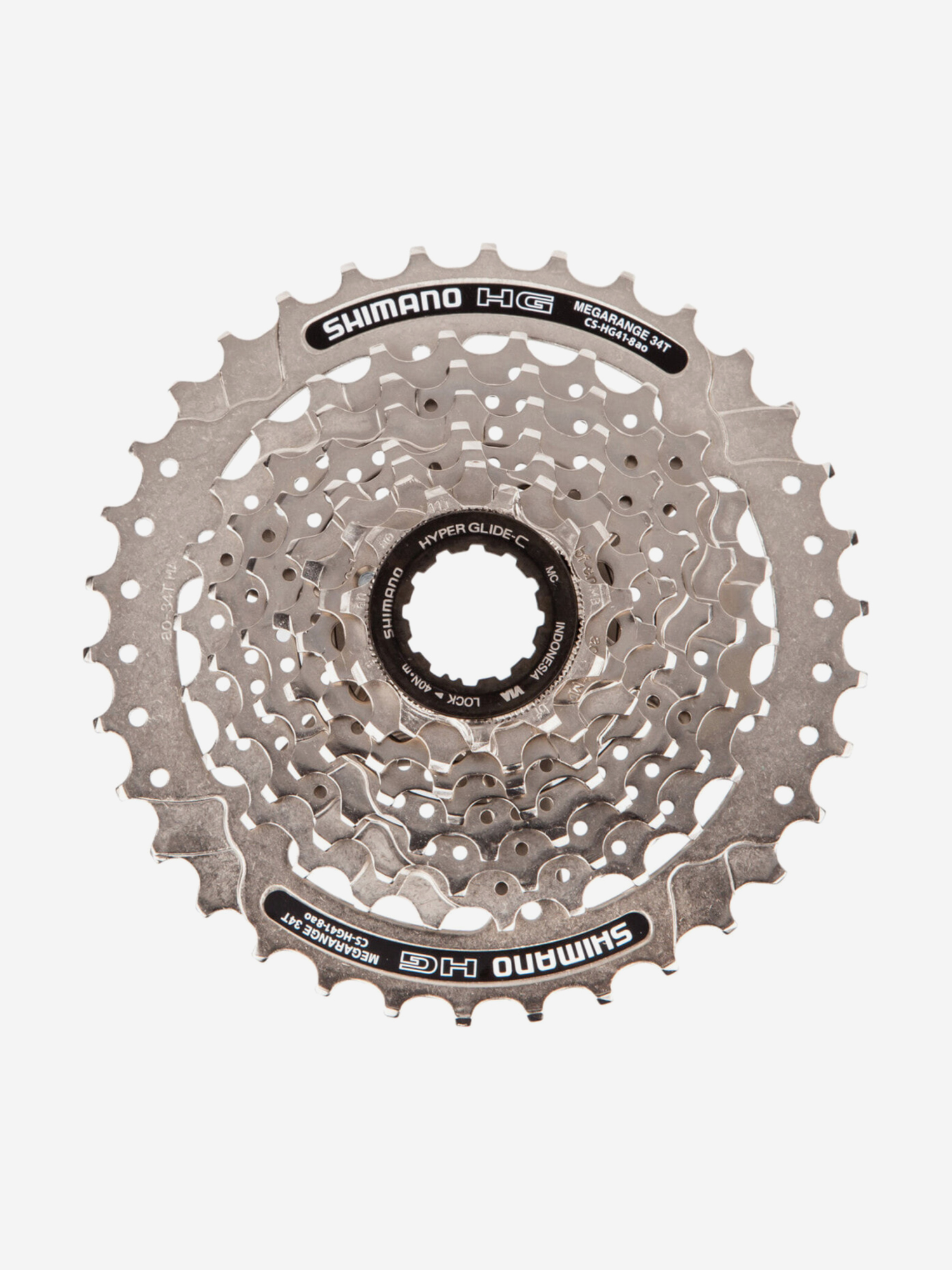 Изображение товара Кассета велосипедная Shimano CS-HG41 11-34T, 8 скоростей