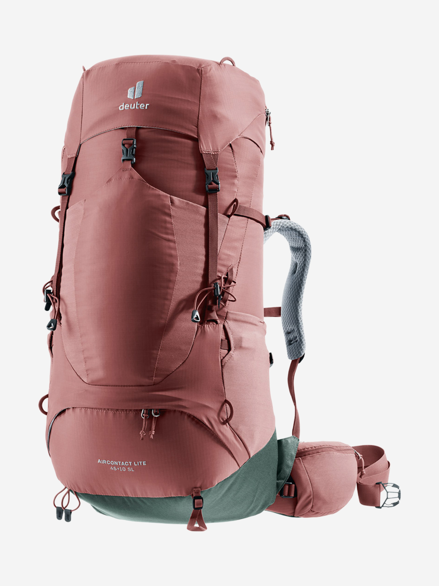 Изображение товара Женский туристический рюкзак Deuter Aircontact Lite 45+10 SL с вентиляцией Изображение товара Женский туристический рюкзак Deuter Aircontact Lite 45+10 SL с вентиляцией