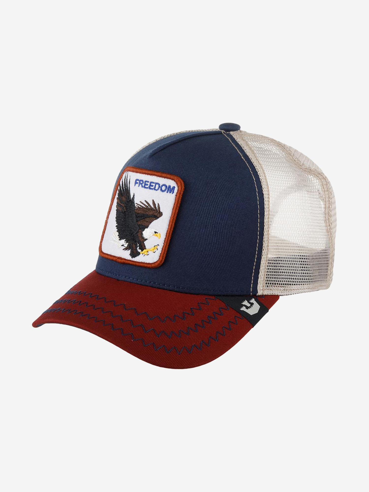 Изображение товара Бейсболка с сеточкой GOORIN BROTHERS 101-0384, Синий / красный