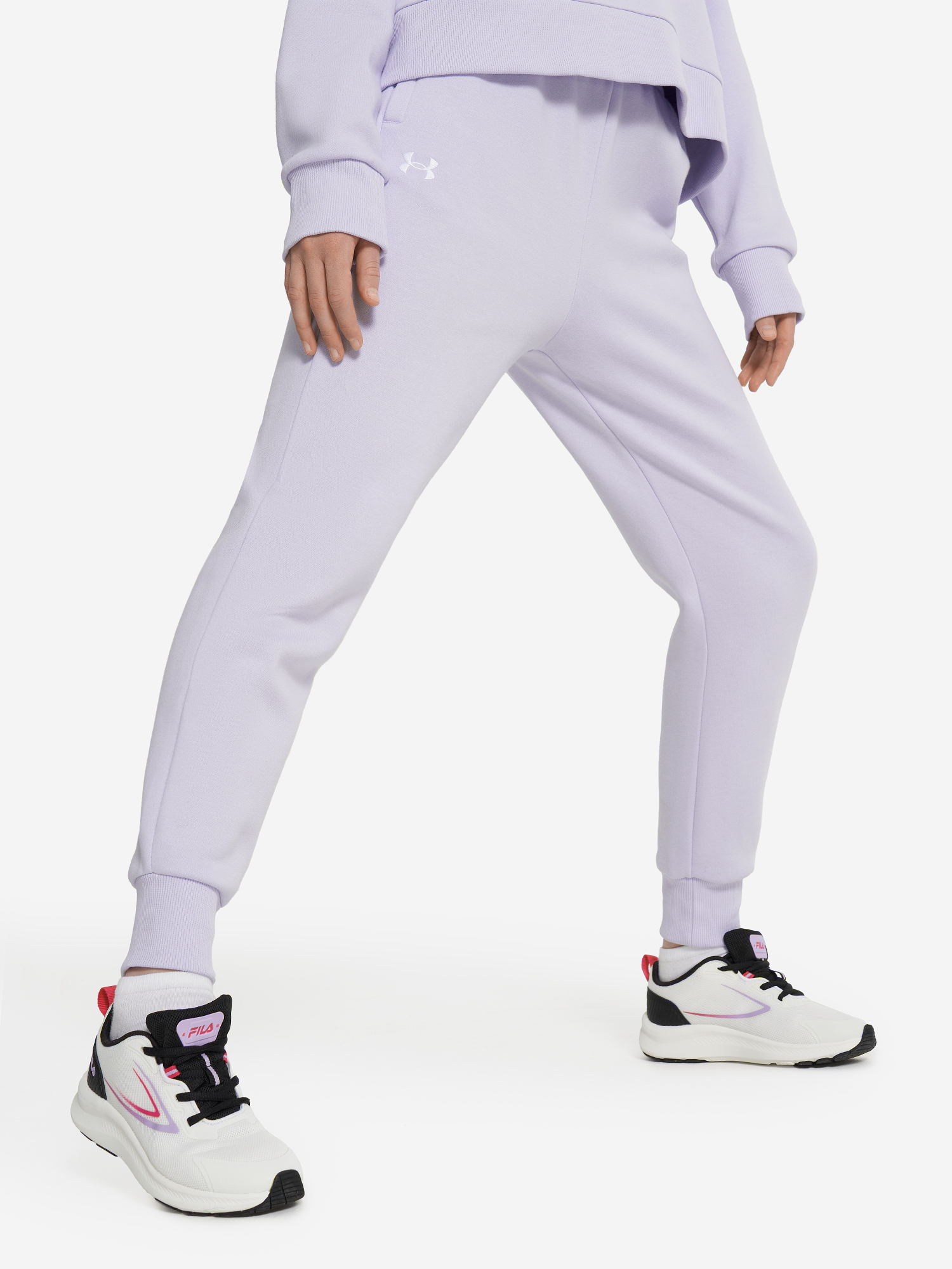 

Брюки для девочек Under Armour Rival, Фиолетовый
