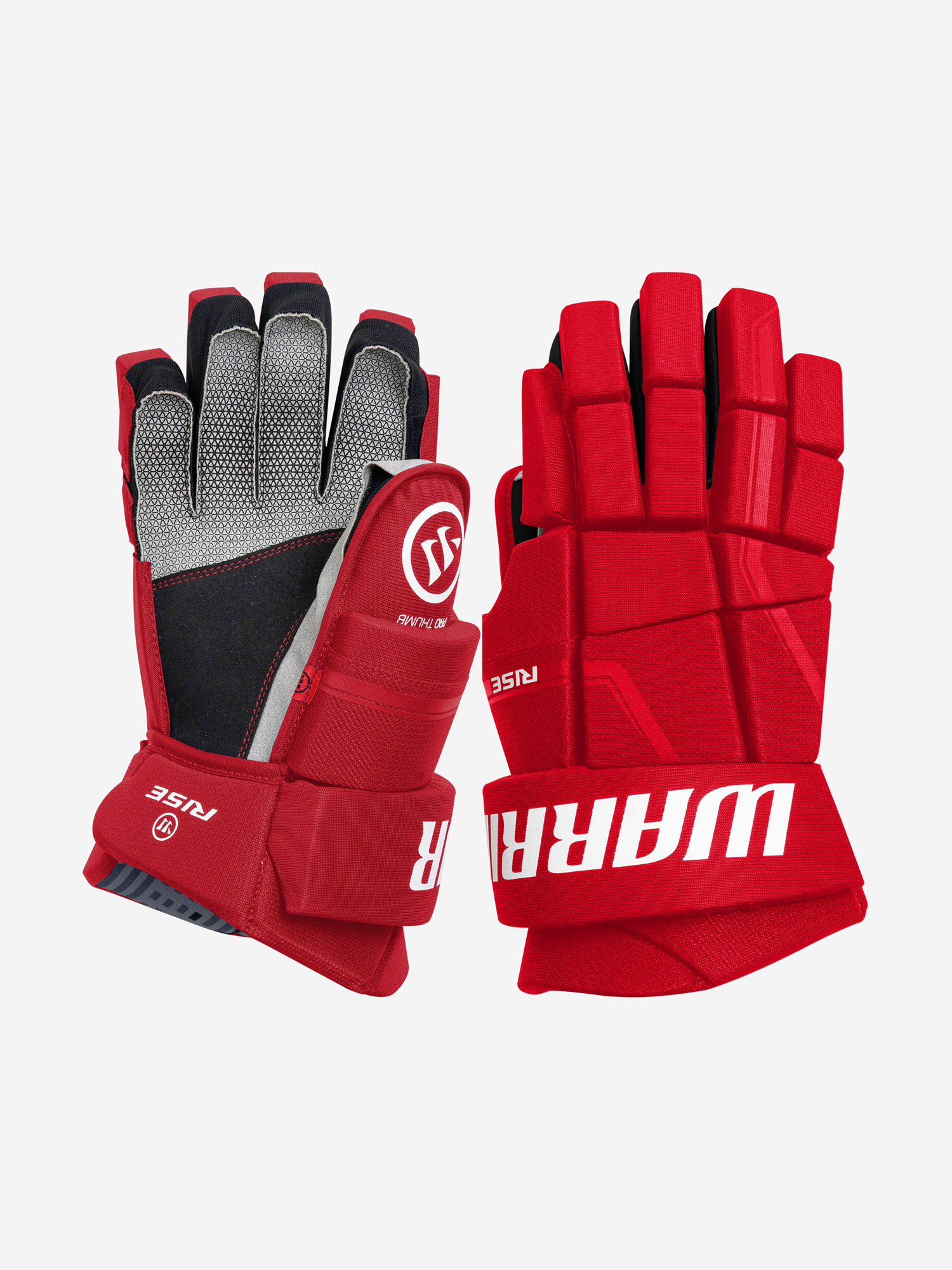 

Перчатки хоккейные детские Warrior Rise JR, Красный