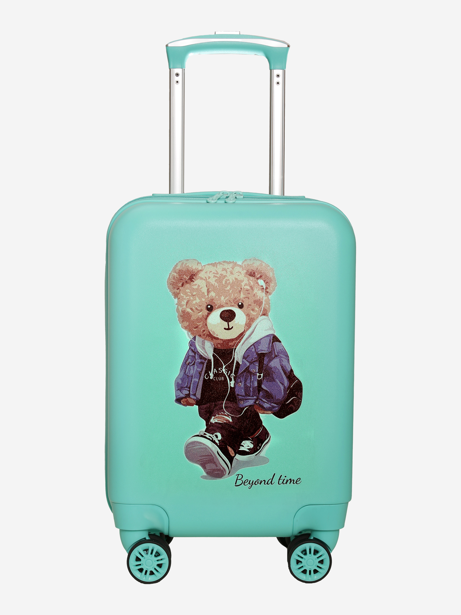 Изображение товара Чемодан детский BEYOND TIME R114 Мишка путешественник зеленый