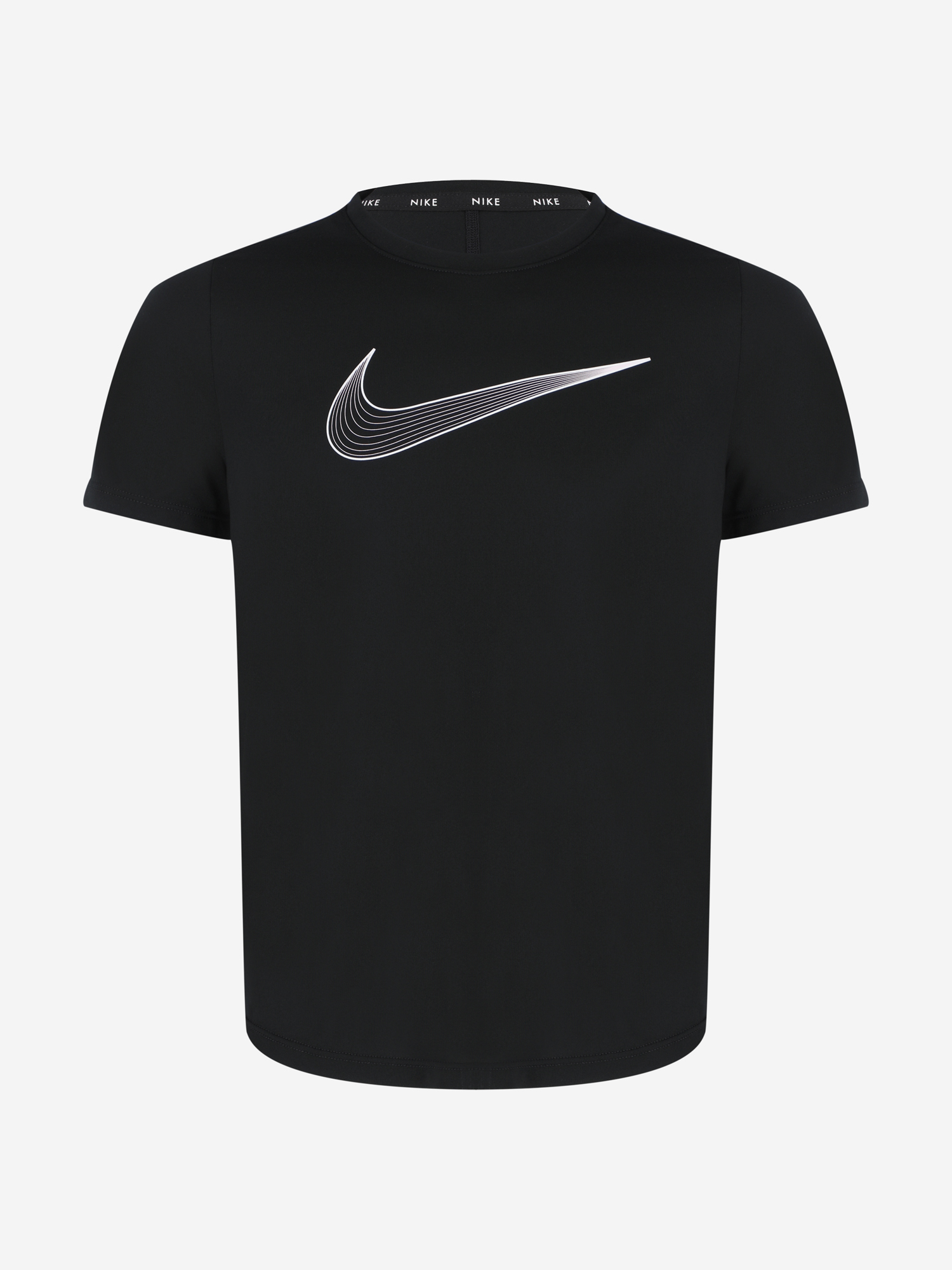 Футболка для девочек Nike Dri-FIT One, Черный Вид№4