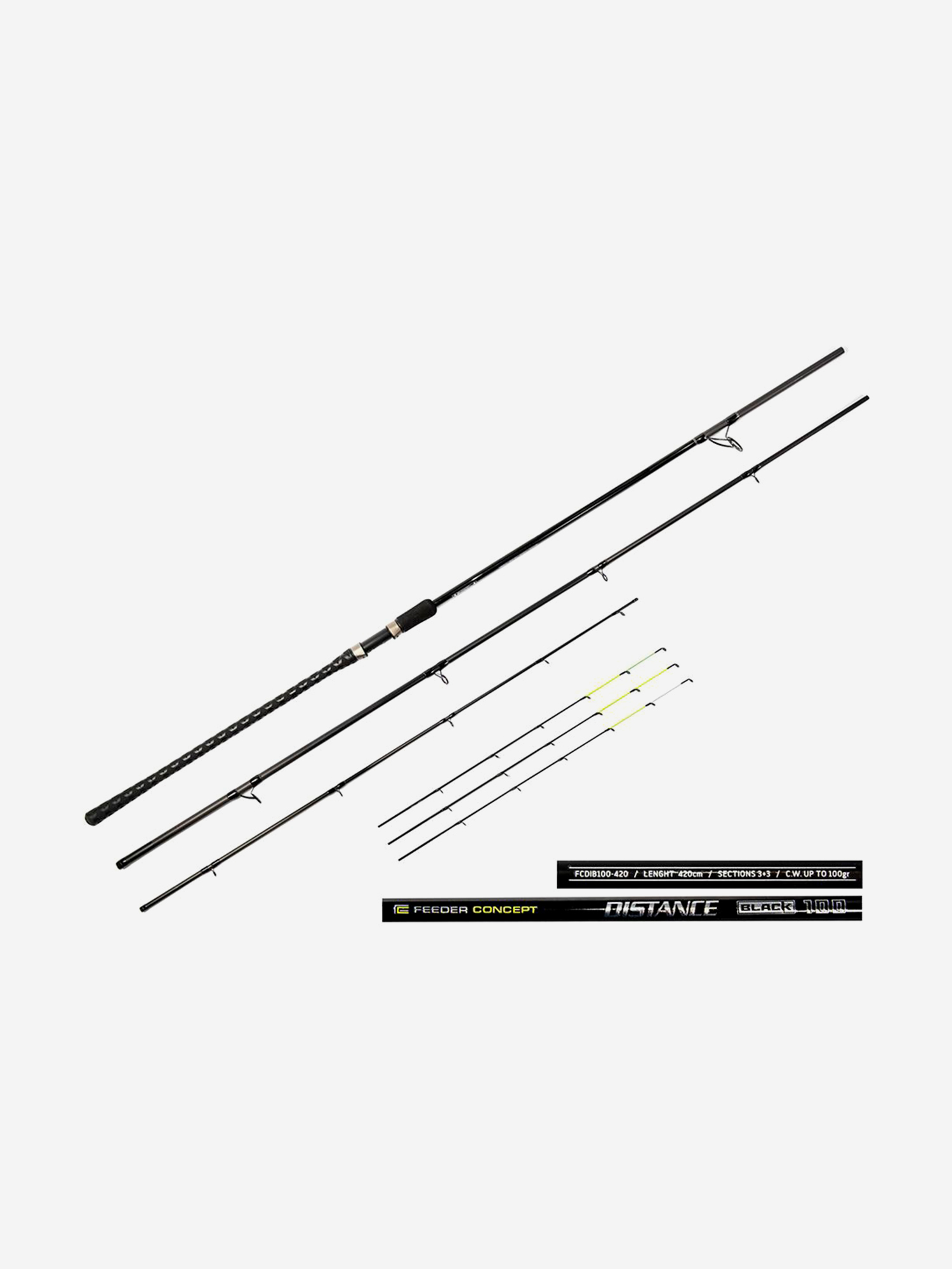 Изображение товара Удилище фидерное Feeder Concept Distance BLACK 100 4.20