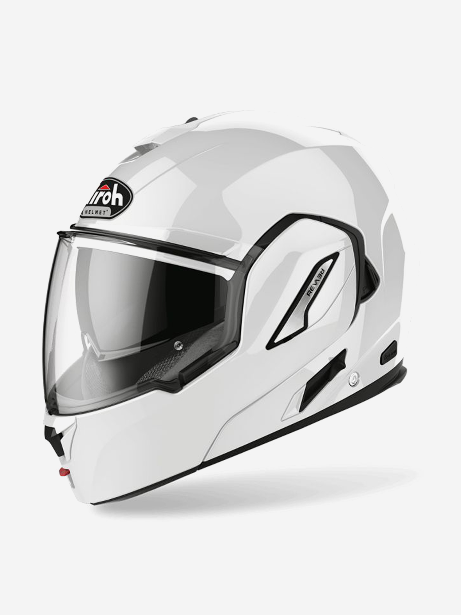 Мотоспорт  Спортмастер Мотошлем трансформер модуляр Airoh REV 19 COLOR White Glossy, Белый