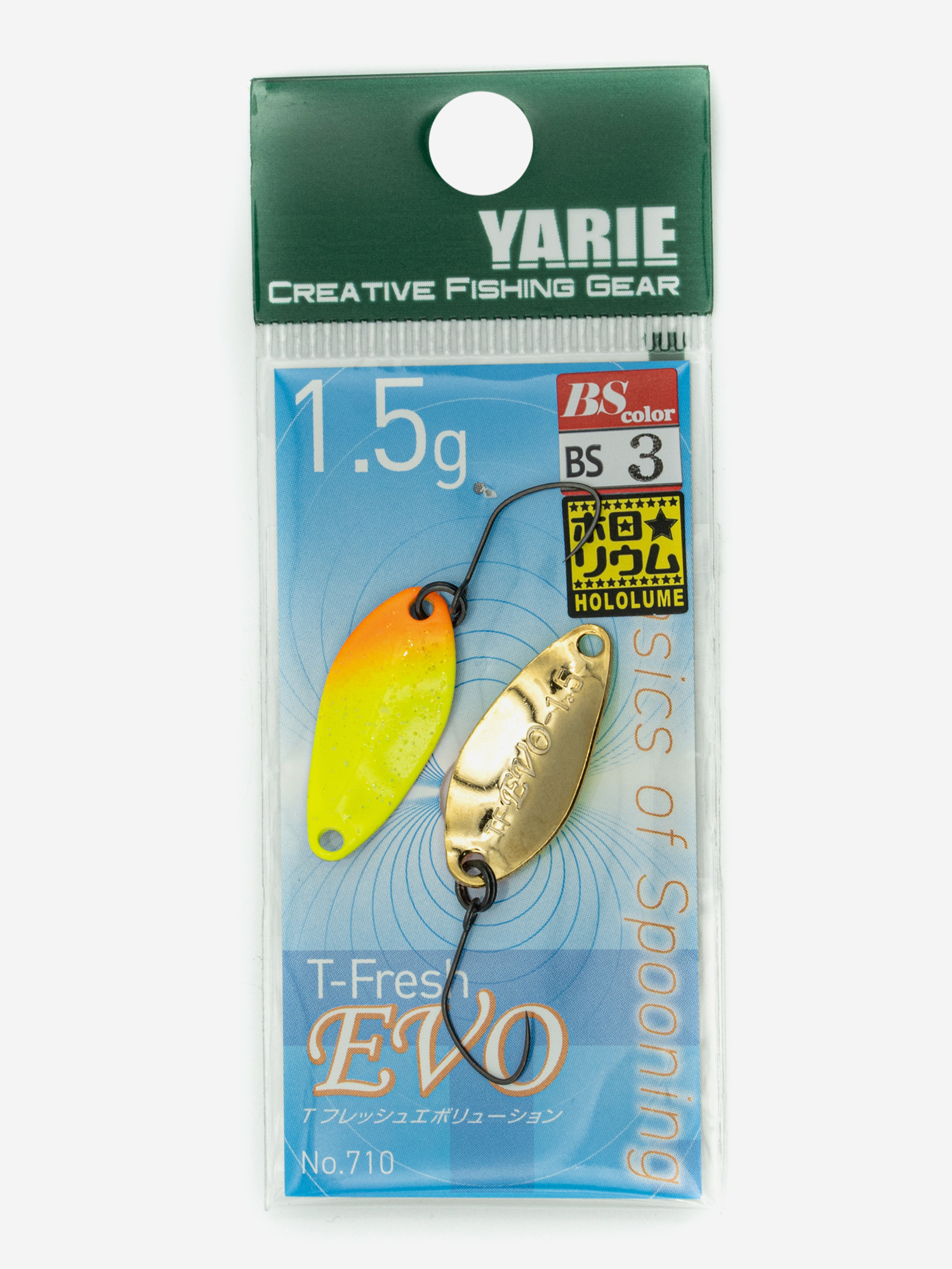 

Блесна YARIE №710 T-FRESH EVO 1.5гр цвет BS-3, Мультицвет