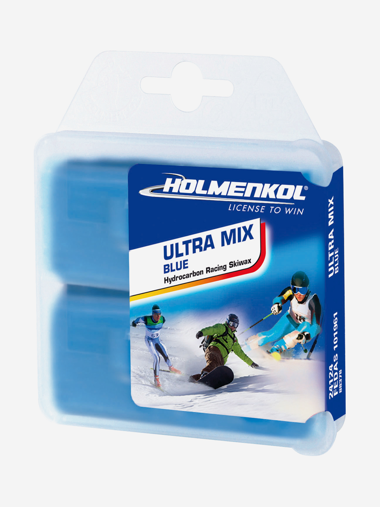 

Мазь скольжения твердая для лыж и сноубордов Holmenkol Ultra Mix Blue, Голубой