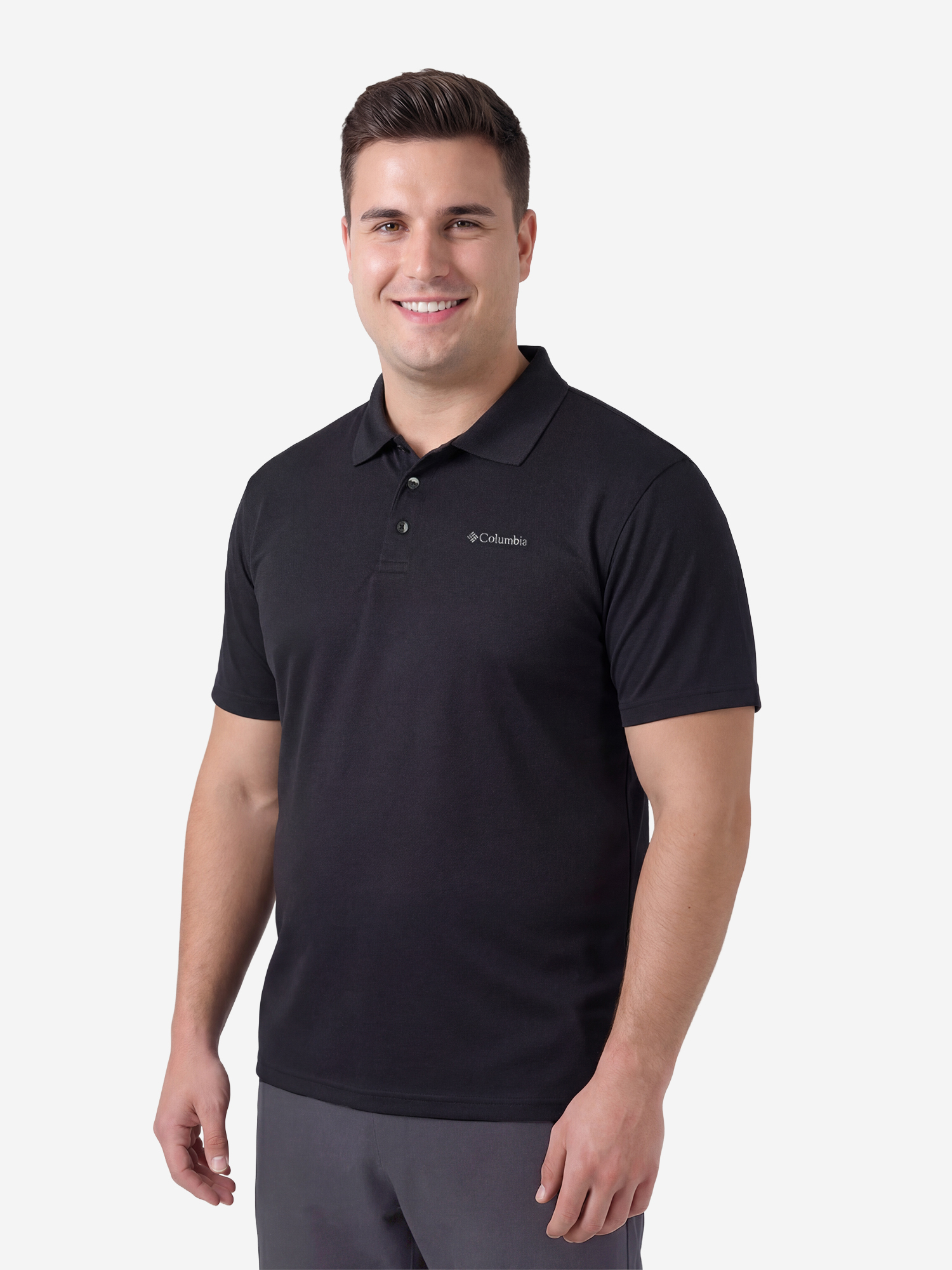 Поло Columbia Utilizer Polo Plus Size, черный, арт. 1772053CLB-010