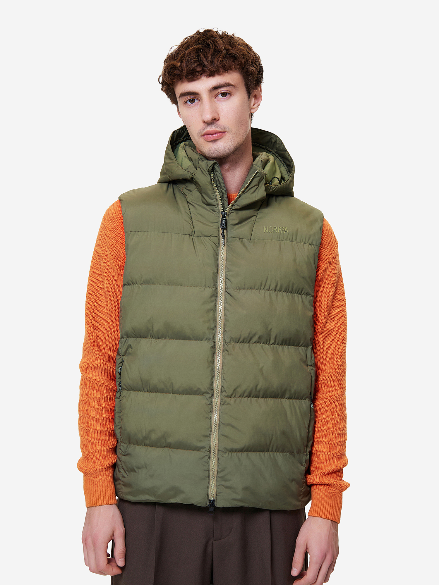 Изображение товара Жилет мужской NORPPA Sutai Зеленый демисезонный с синтетическим утеплителем