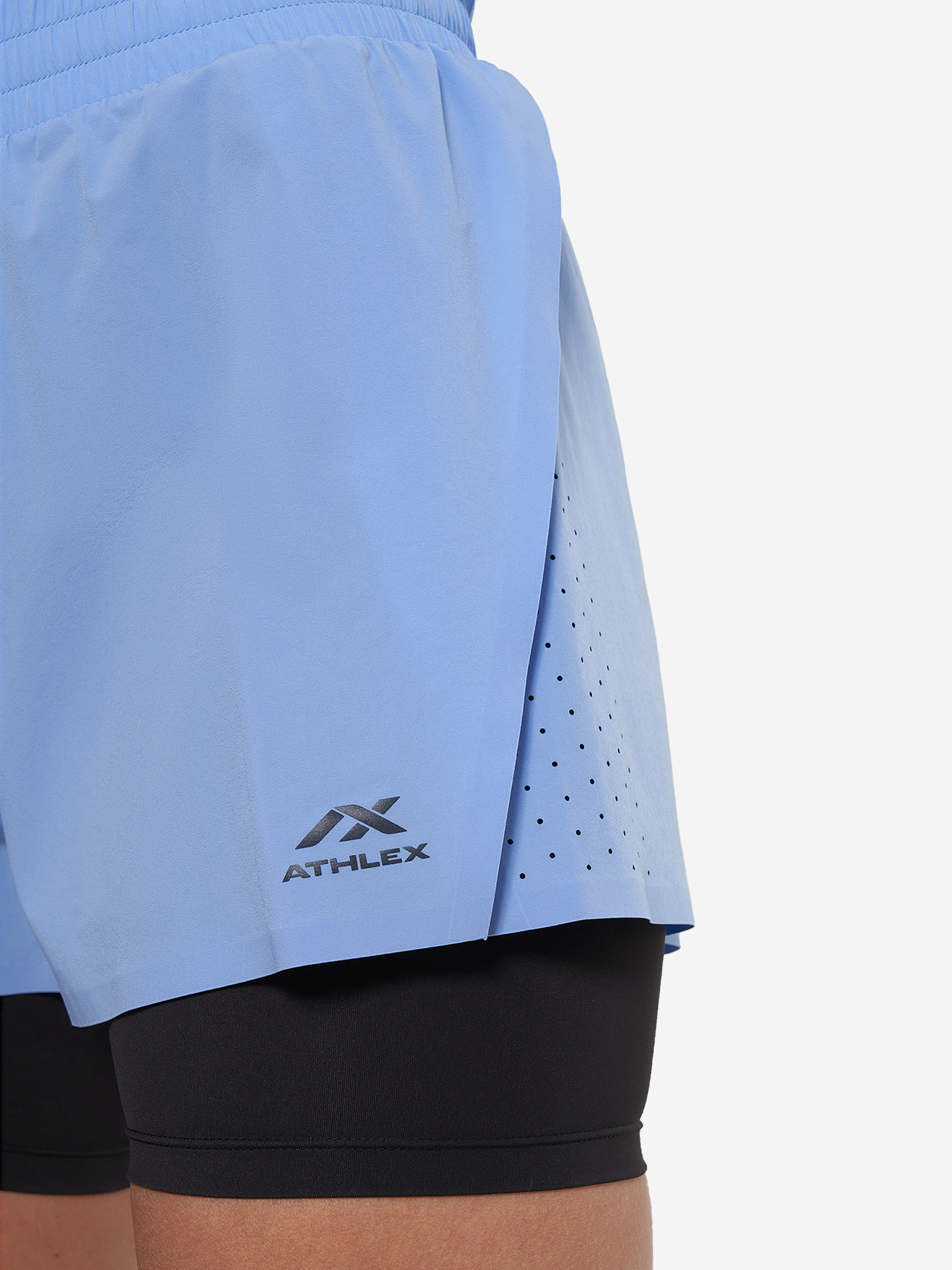 фото Шорты женские athlex pulse+, голубой
