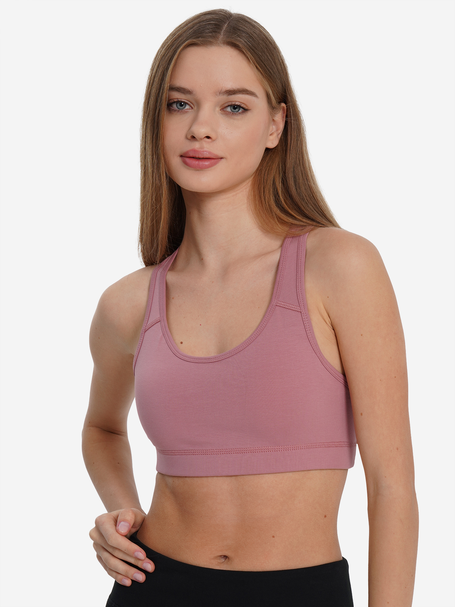 Топ бра спортивный, розовый, арт. 140127g17-k1