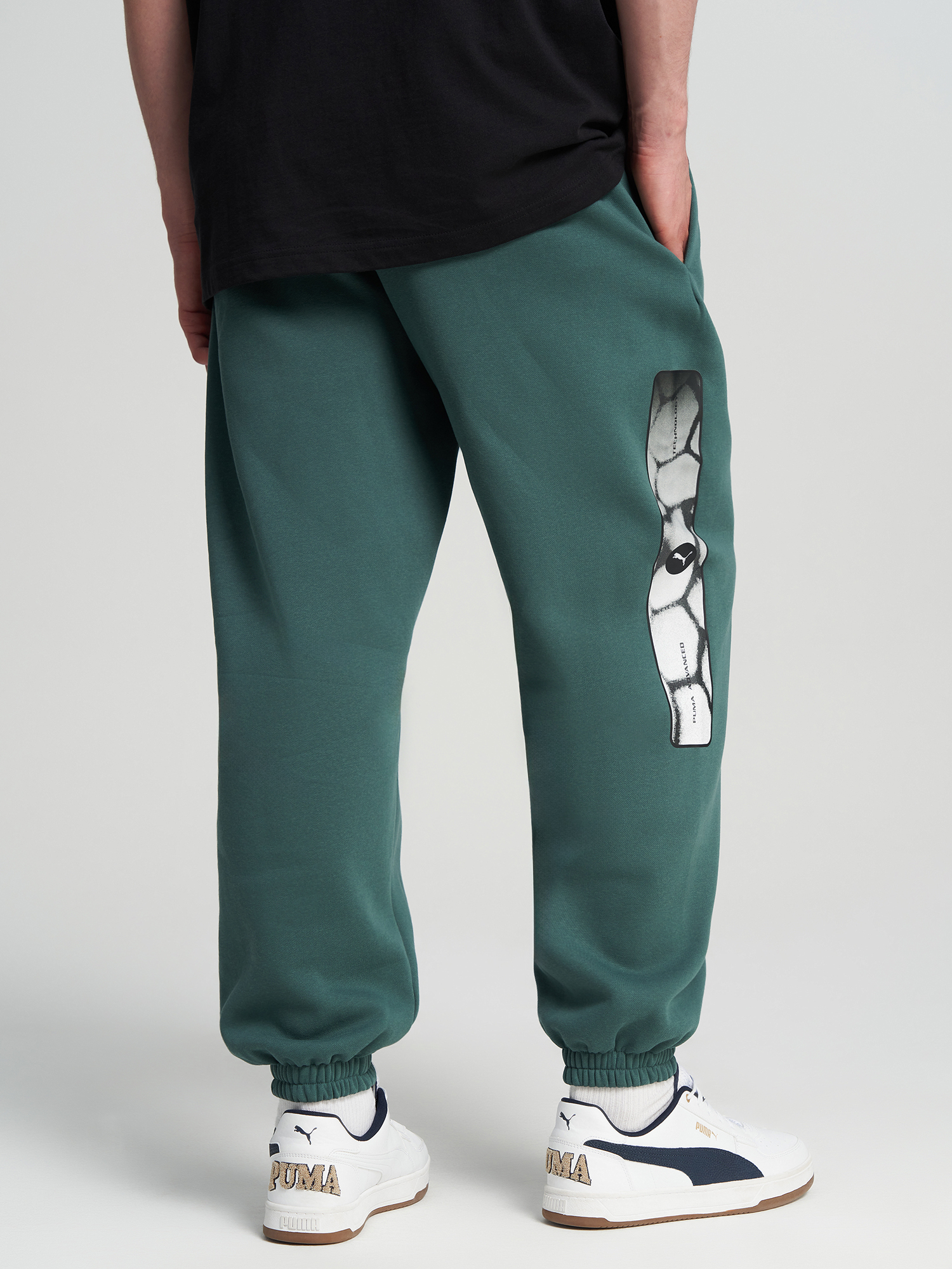 Брюки мужские PUMA Sport Street, Зеленый 3