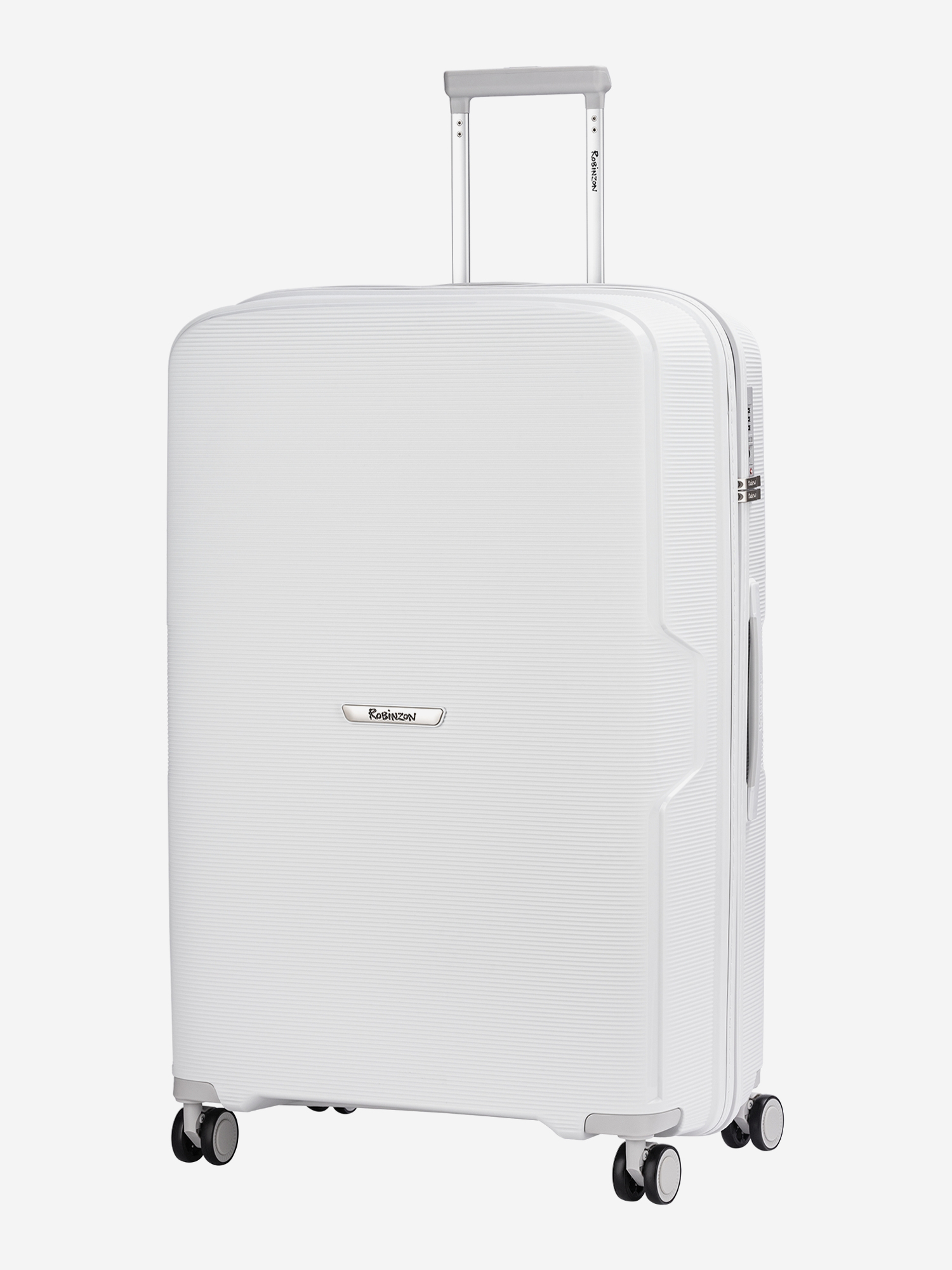 Изображение товара Чемодан Robinzon белый, вместительный, прочный, для активного отдыха