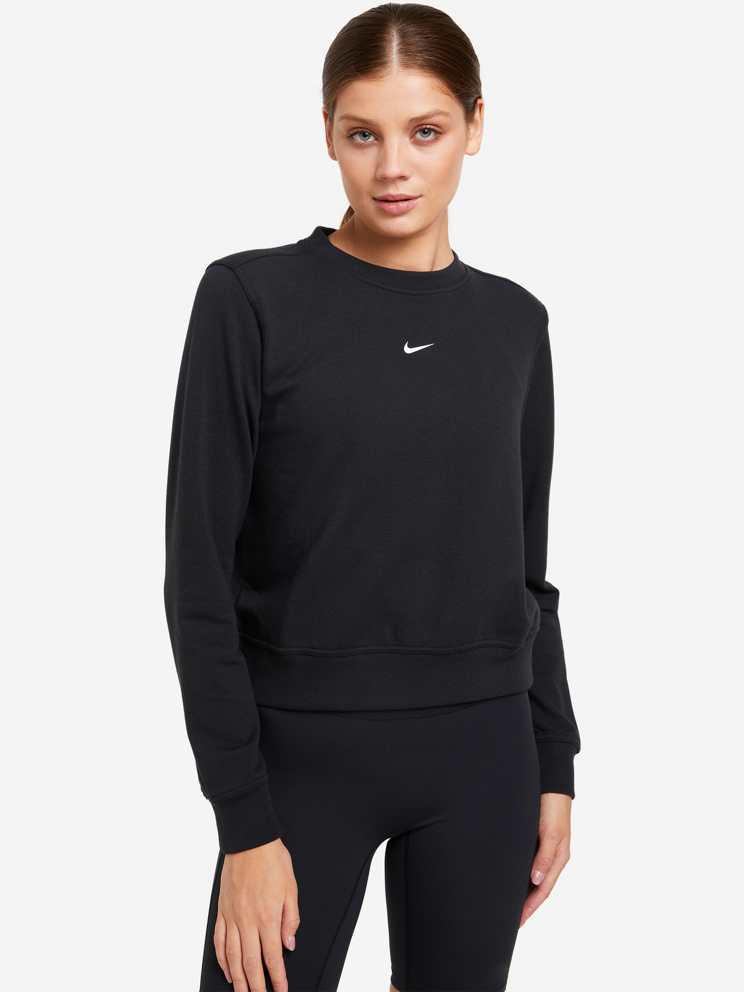 Свитшот женский Nike One Dri-Fit, Черный FB5125N06-010, размер RUS 42-44