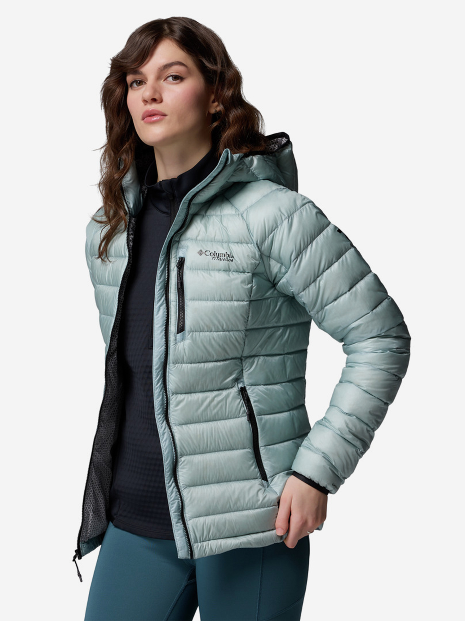 Изображение товара Пуховик женский Columbia Arctic Crest Down Hooded Jacket Изображение товара Пуховик женский Columbia Arctic Crest Down Hooded Jacket