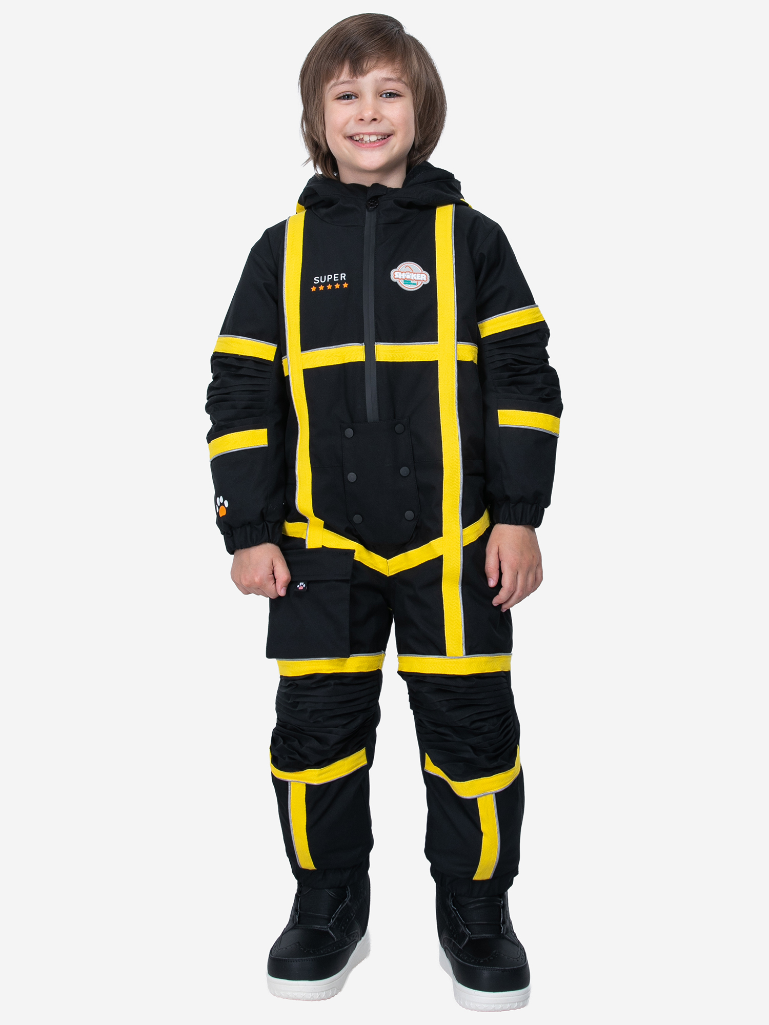 Изображение товара Комбинезон LUCKYBOO детский зимний SPACE Series, Черный