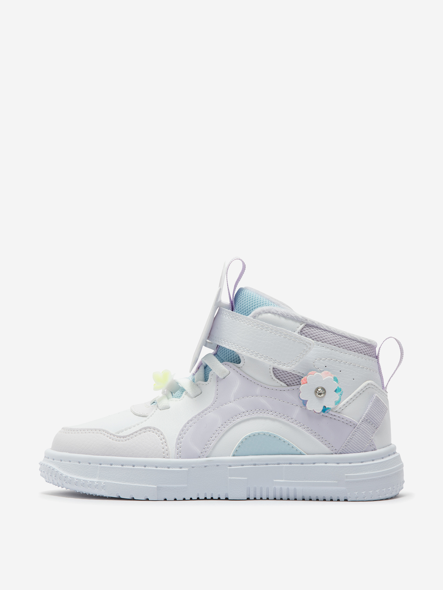 Утепленные кроссовки для девочек 361°, белый, арт. 19119