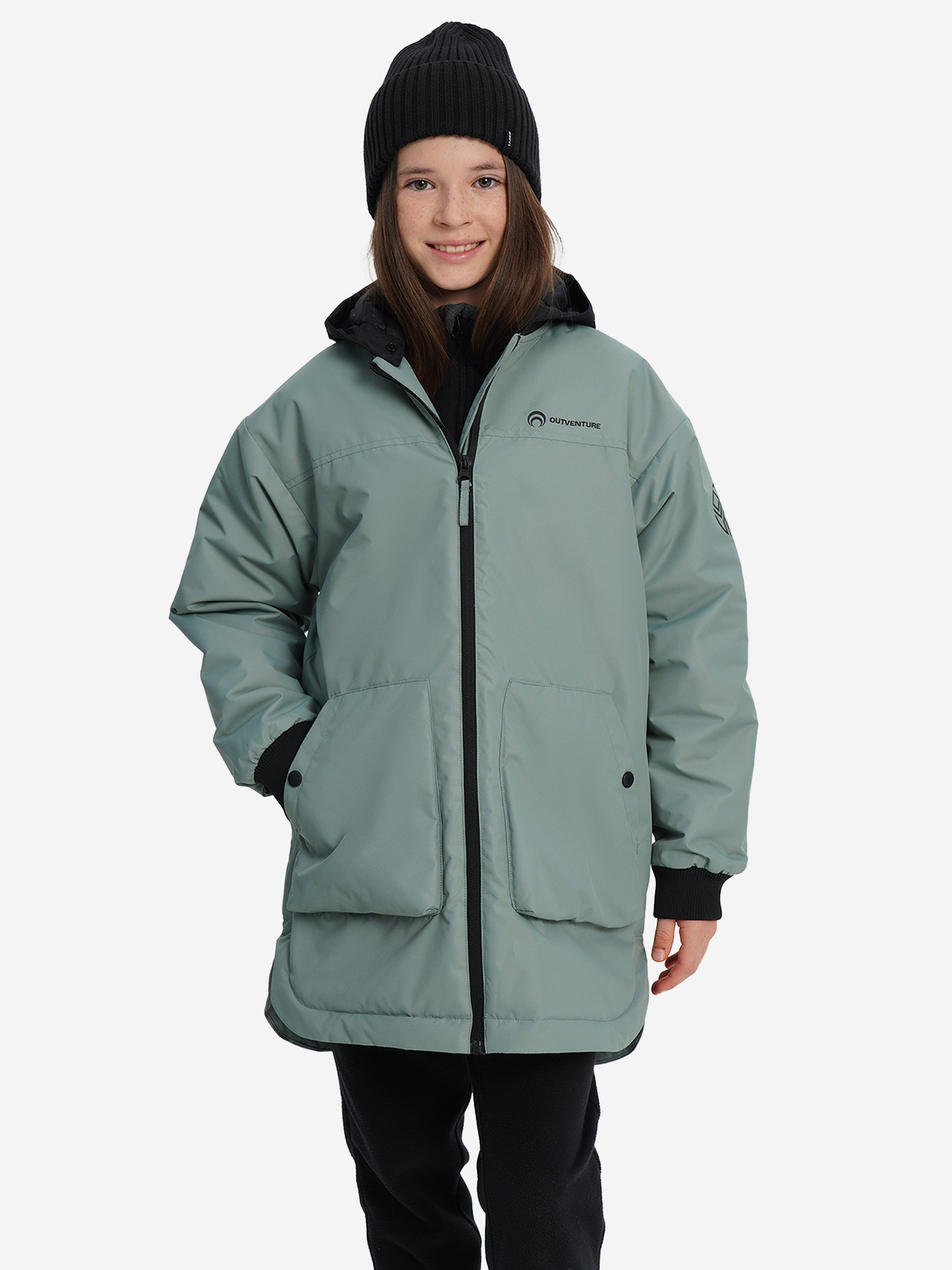 

Куртка утепленная для девочек Outventure, Зеленый