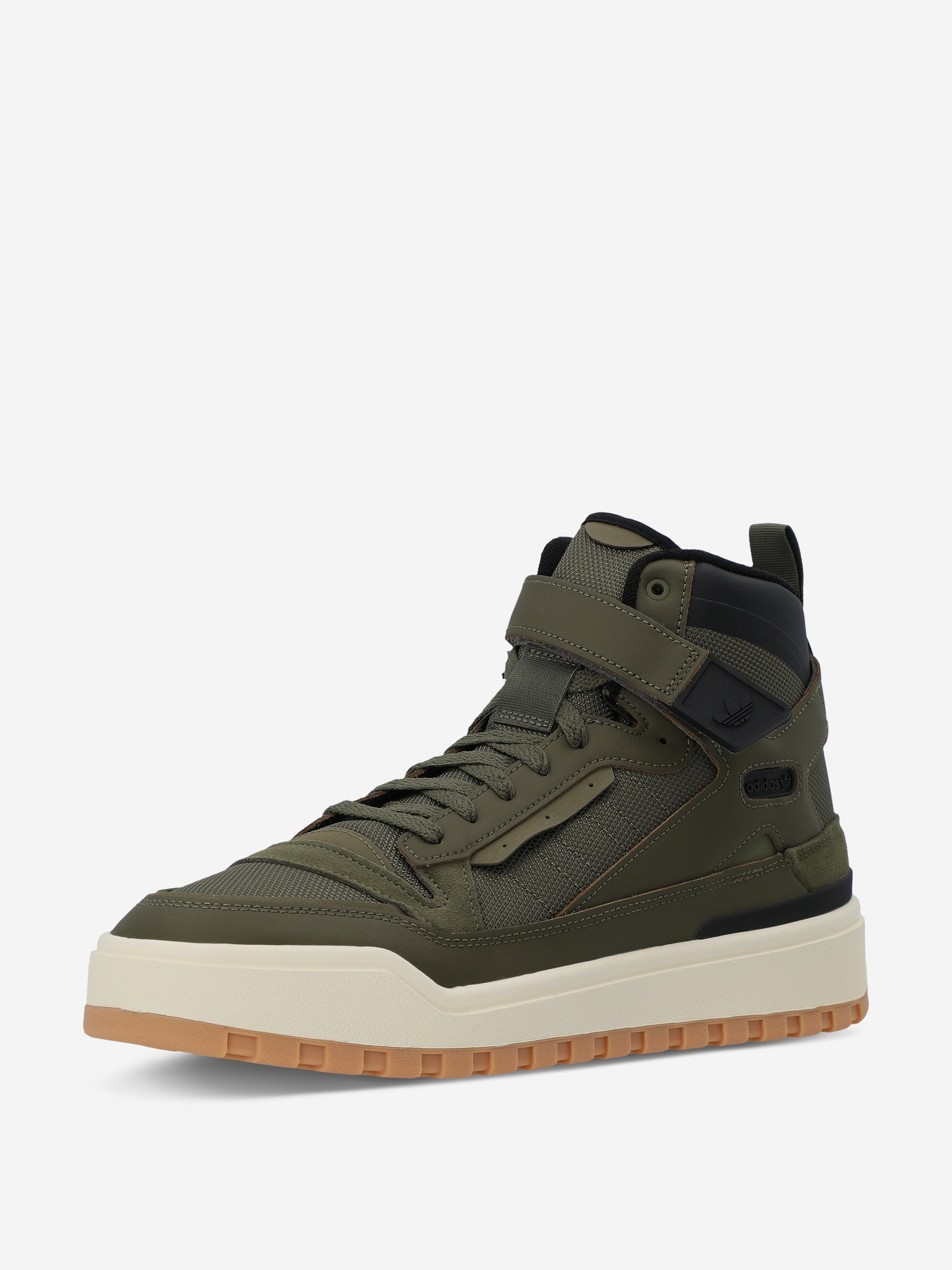 фото Кеды мужские adidas forum boot, зеленый