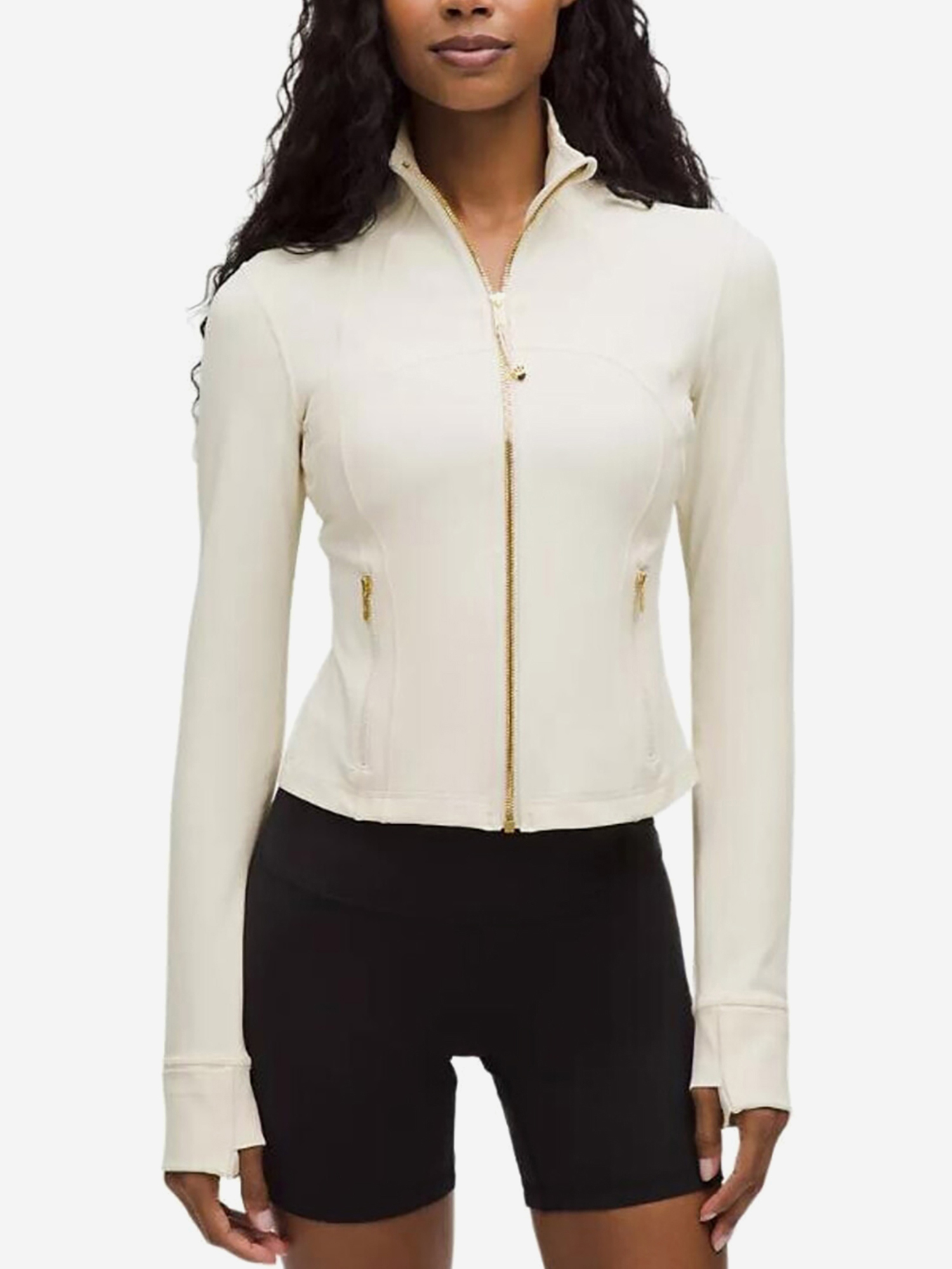 Изображение товара Кофта спортивная Lululemon Define Yoga Coat белая для женщин