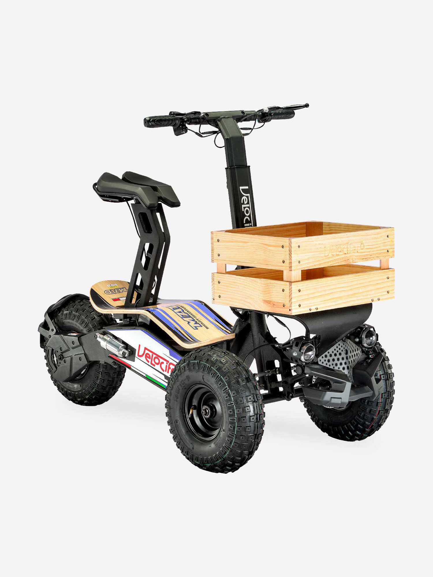 

Электросамокат трехколесный Velocifero MAD TRUCK желтый, Желтый