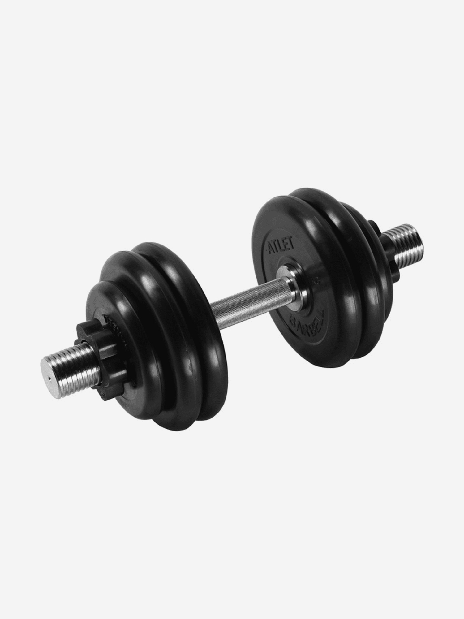 

Гантели разборные BARBELL ATLET 1 по 31.5 кг (D 51 mm) Черный, Черный
