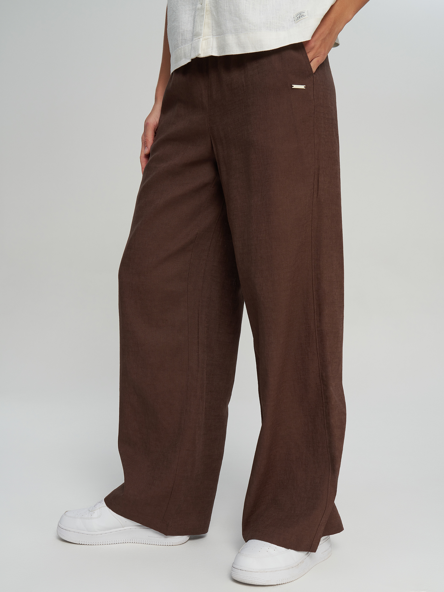 Брюки женские Protest Палаццо, коричневый, арт. 142606PR0-T4