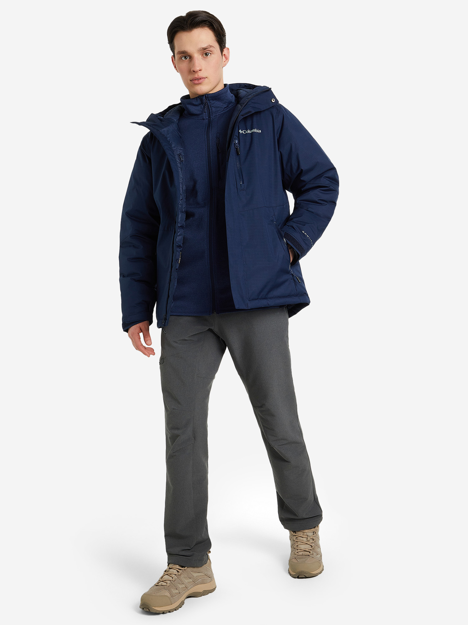 Куртка утепленная мужская Columbia Oak Harbor Insulated Jacket, Синий 1958661CLB-464, размер RUS 48-50 - фото 3