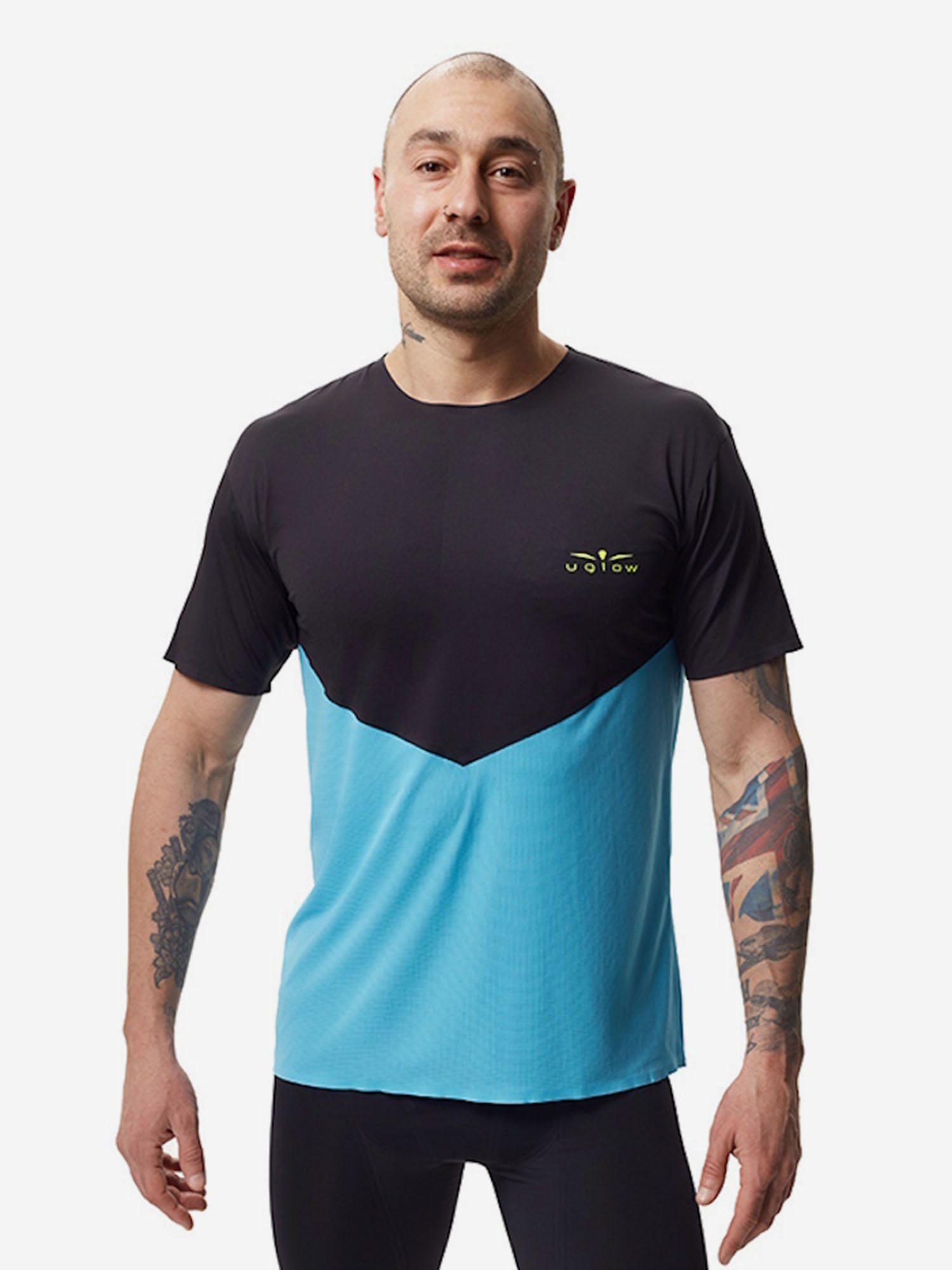 

ФУТБОЛКА МУЖСКАЯ SPEED AERO TEE | BLACK SKYBLUE, Черный