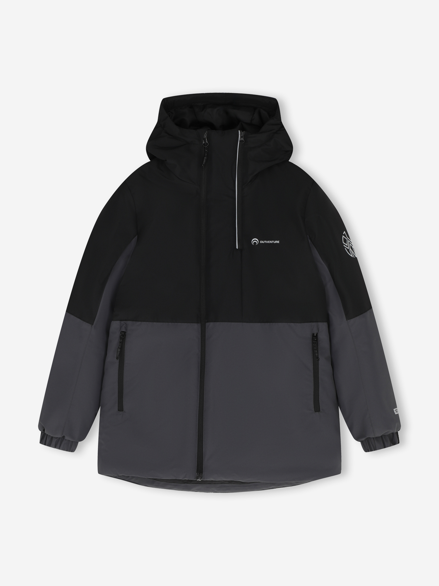 Куртка утепленная Outventure, черный, арт. 127770out-ba