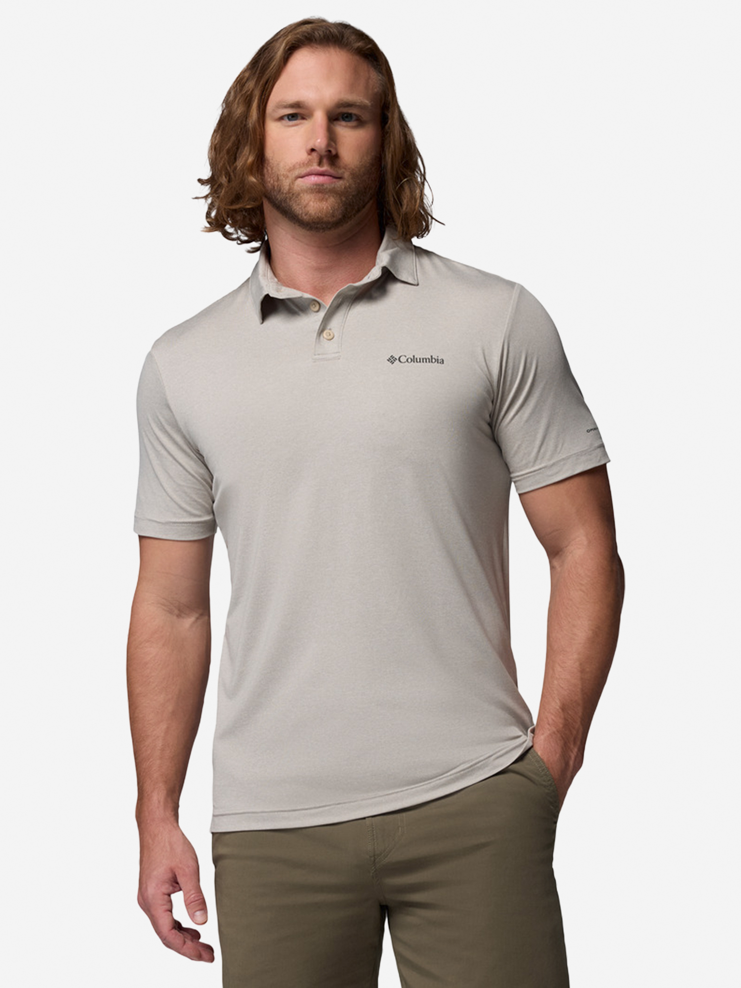 Мужское поло Columbia Parsons Point Polo, бежевый, арт. 2157431CLB-271