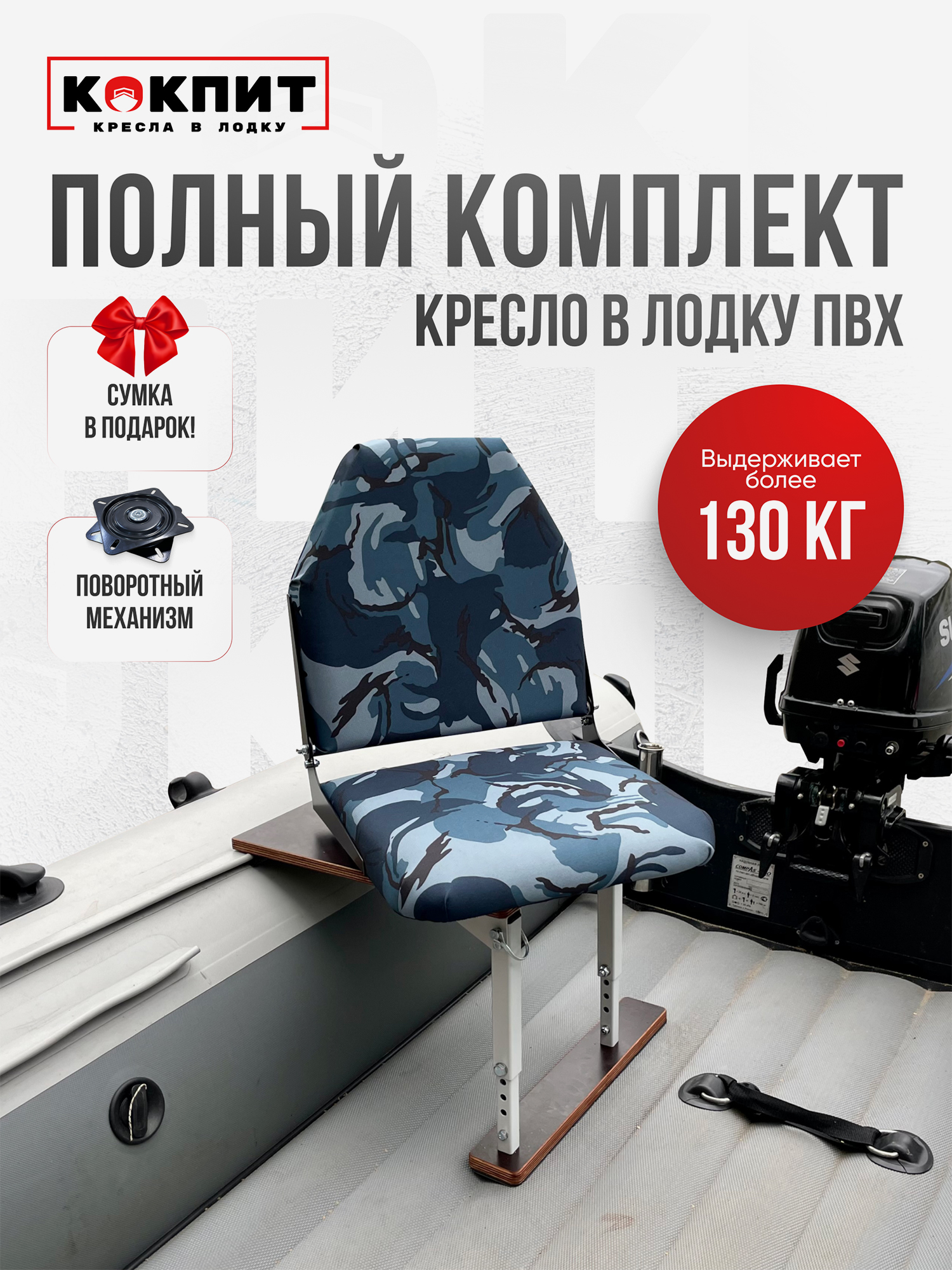 

Полный комплект Кокпит Lite без занижения, Синий