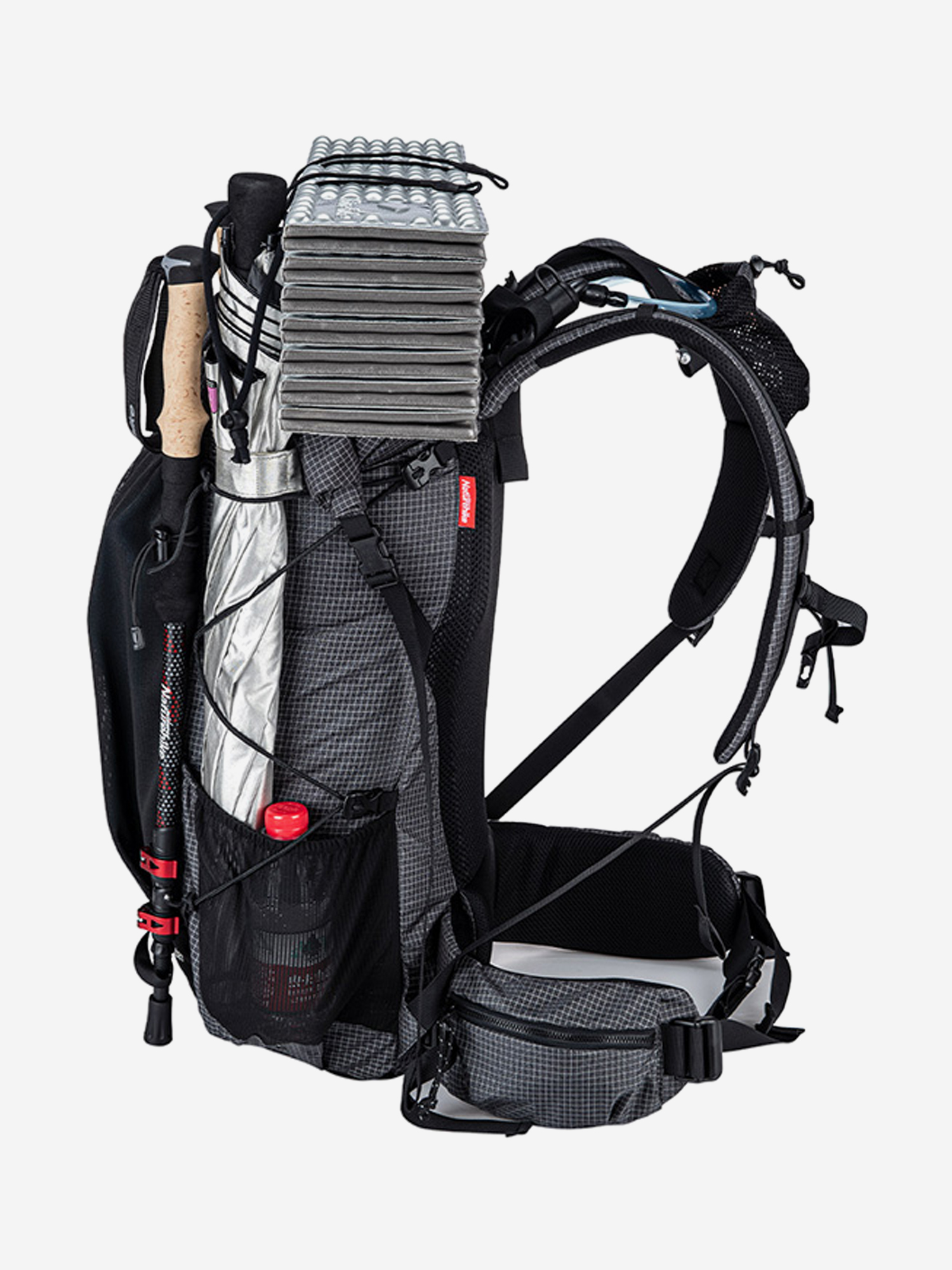 Изображение товара Горный рюкзак Naturehike 45 л с влагозащитой и креплениями для походов