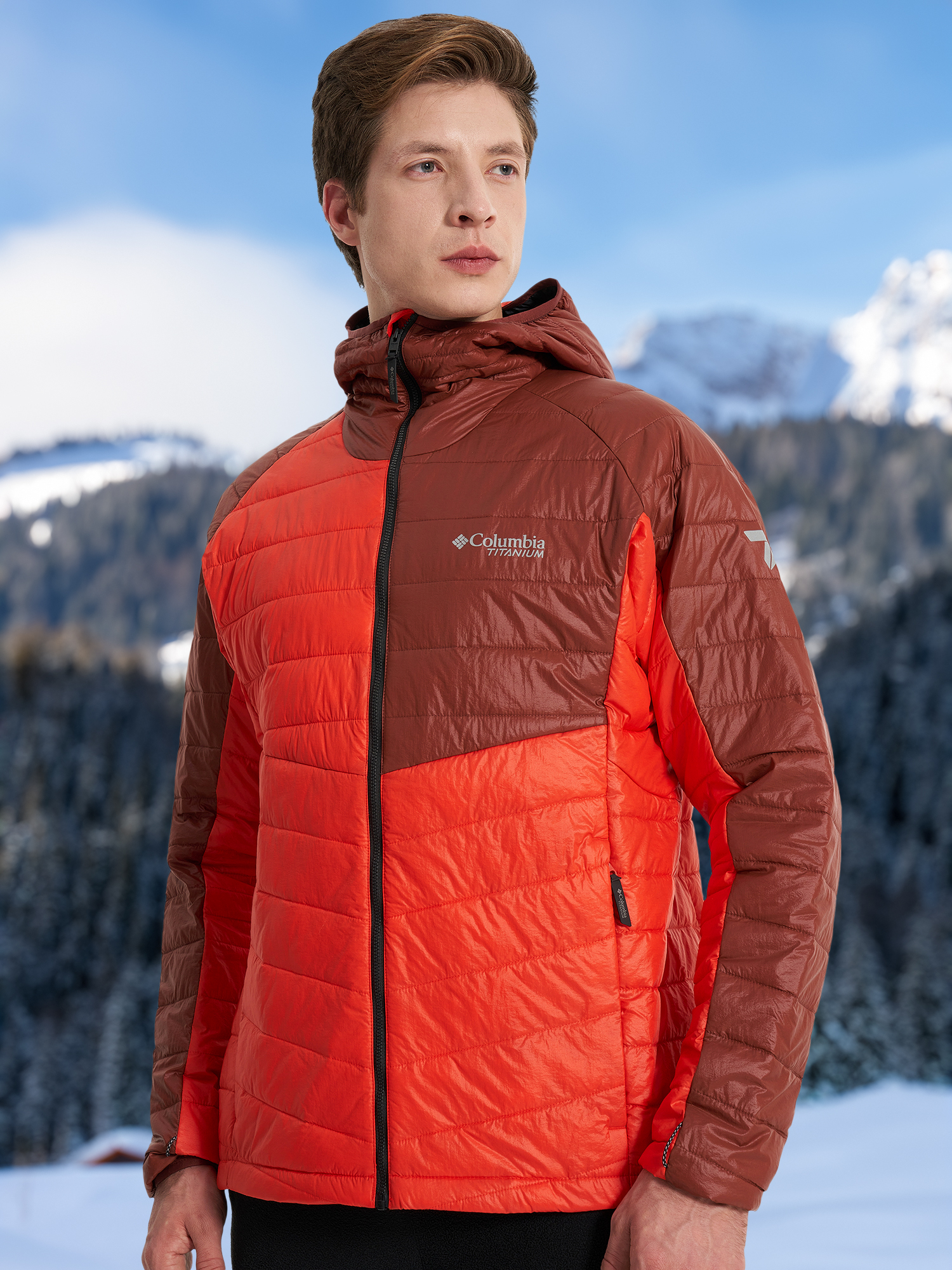 

Пуховик мужской Columbia Platinum Peak II Hooded Jacket, Оранжевый