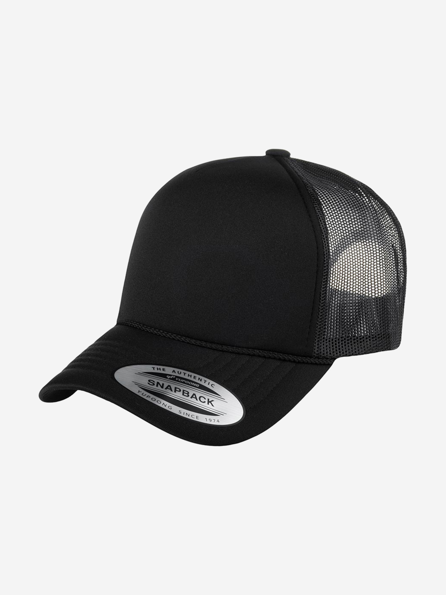 Изображение товара Бейсболка с сеточкой FLEXFIT 6005FC Черная унисекс спортивная аксессуар