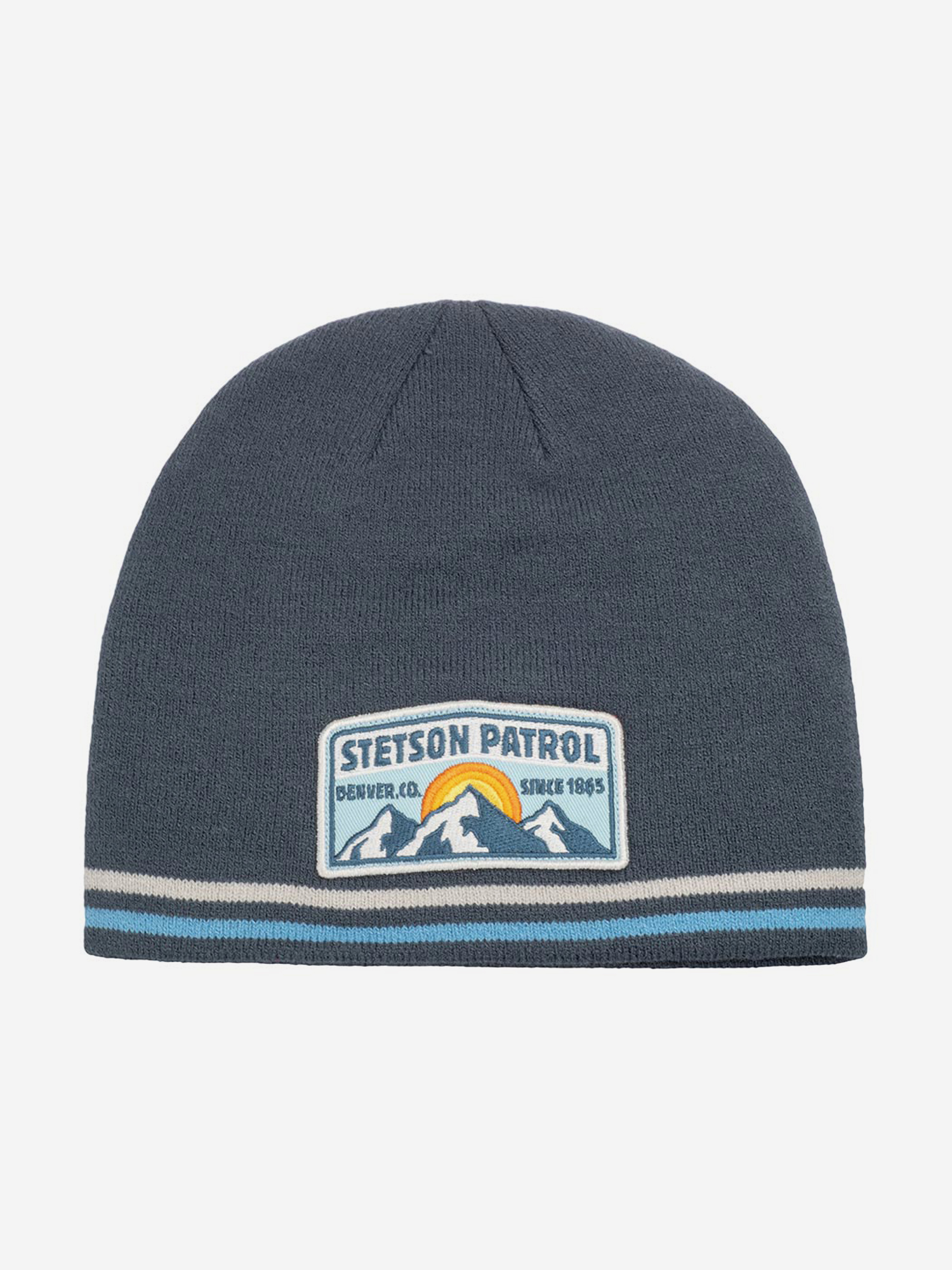 

Шапка без отворота STETSON 8699101 BEANIE PATROL (синий), Синий