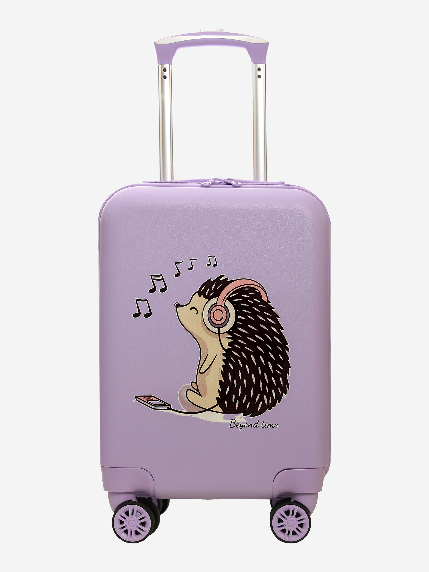Изображение товара Детский чемодан BEYOND TIME R129 Ежик сиреневый легкий и прочный