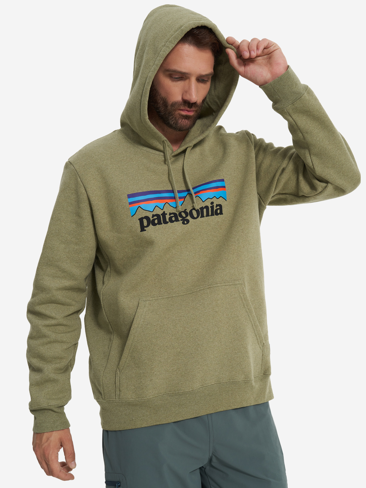 

Худи мужская Patagonia Logo Uprisal, Зеленый