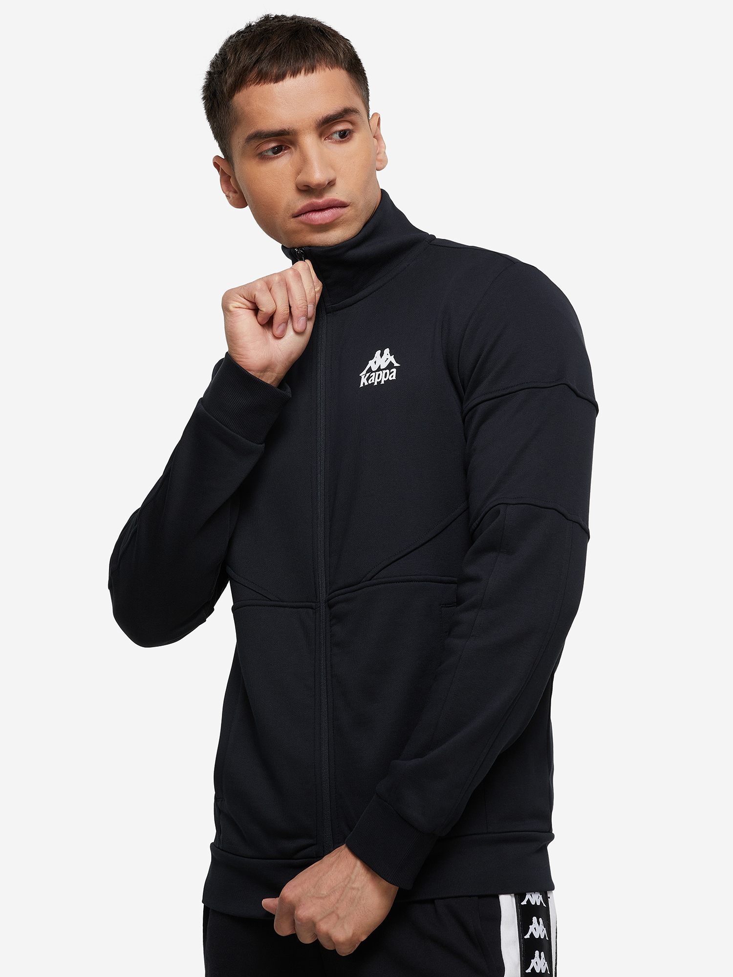 

Толстовка мужская Kappa Authentic Icon, Черный