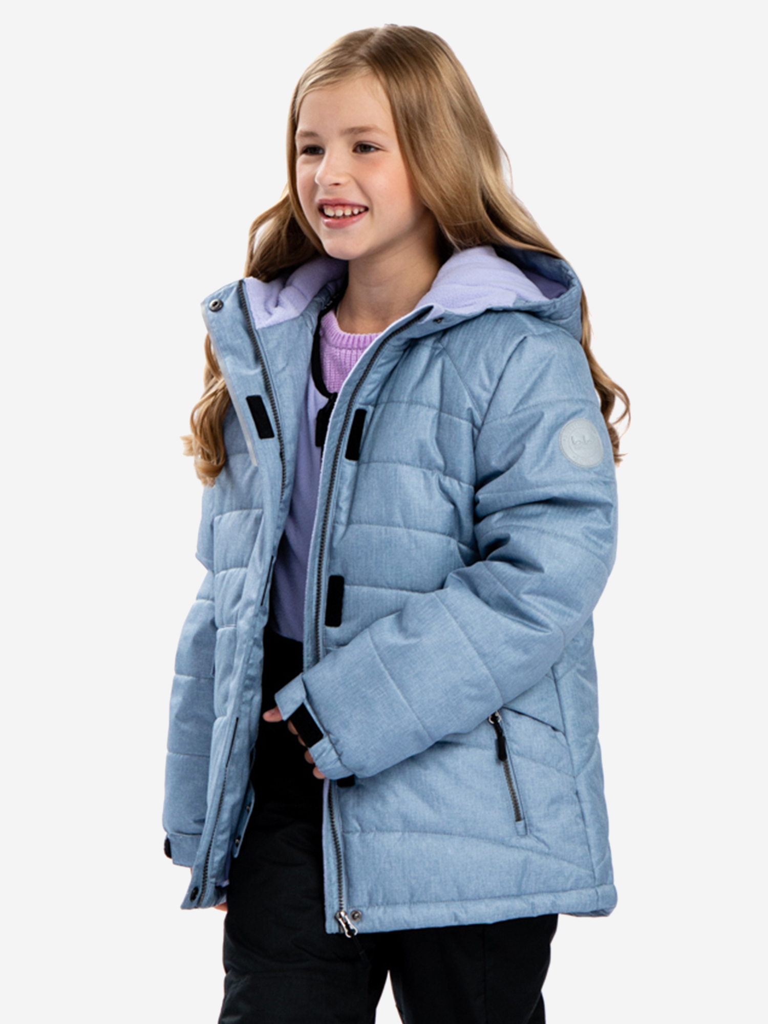 

Куртка зимняя серая Button Blue, Серый
