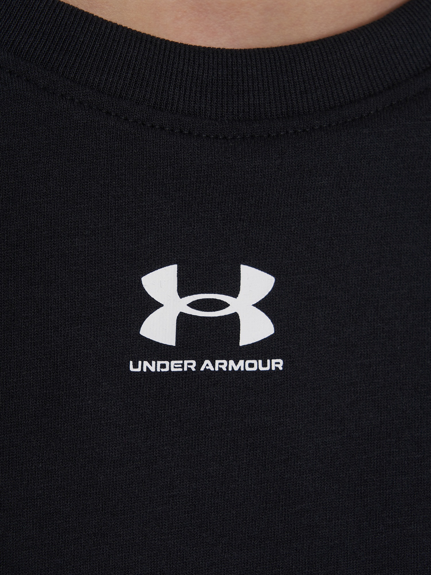 фото Футболка для девочек under armour rival, черный