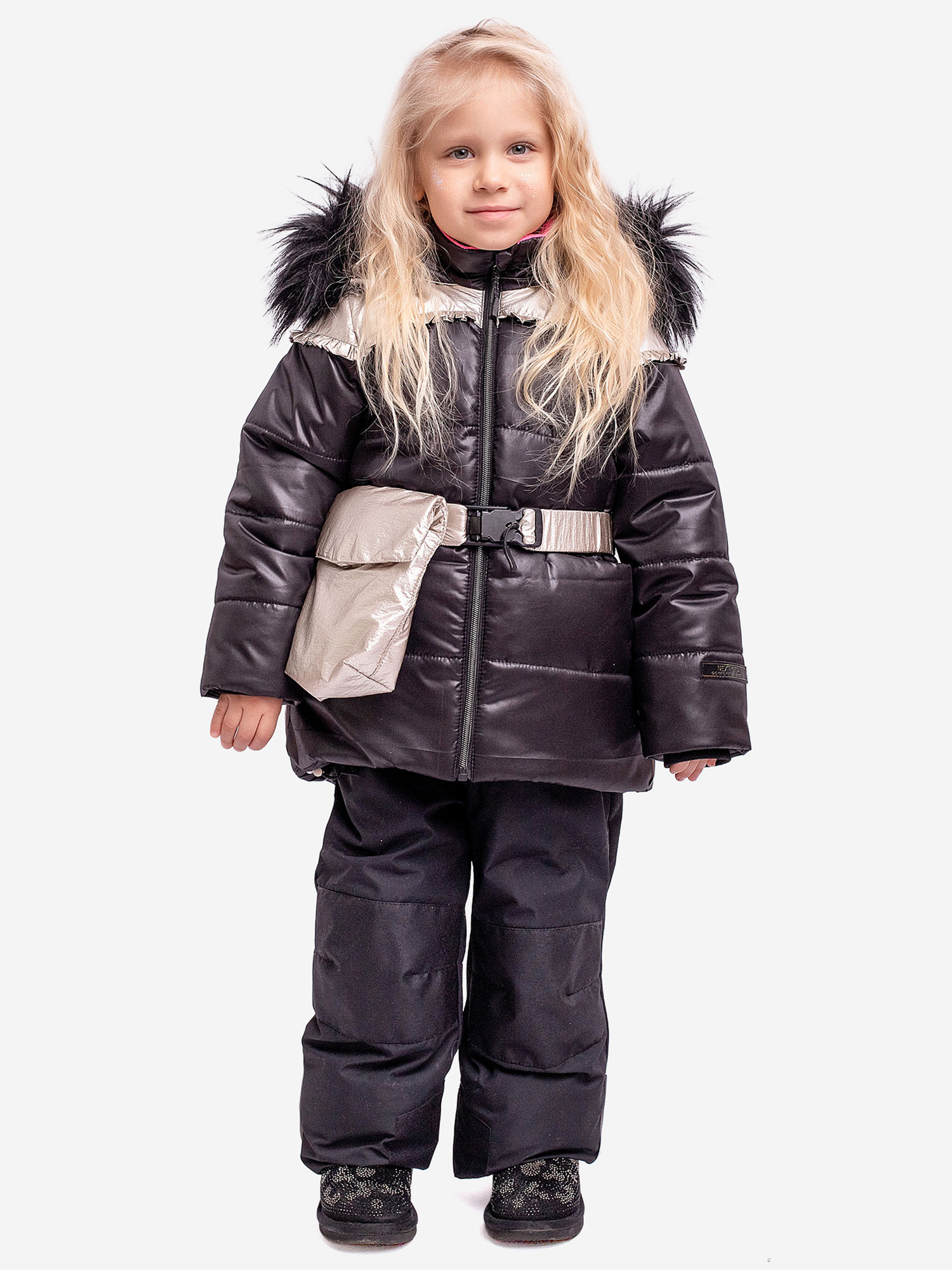 Изображение товара Комплект для девочки batik Элис черное золото, Черное золото