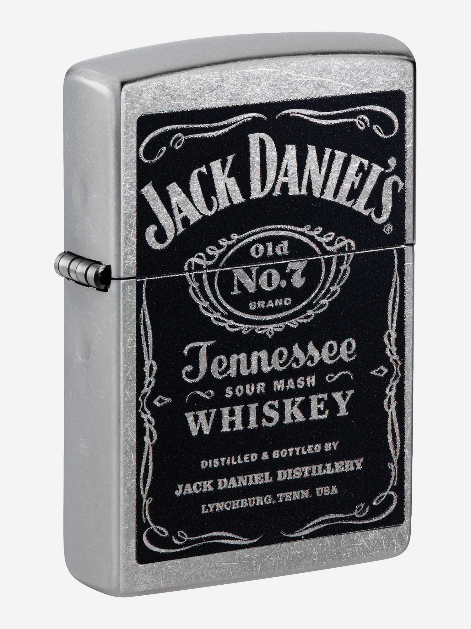 

Зажигалка бензиновая ZIPPO 24779 Jack Daniels, Серебряный