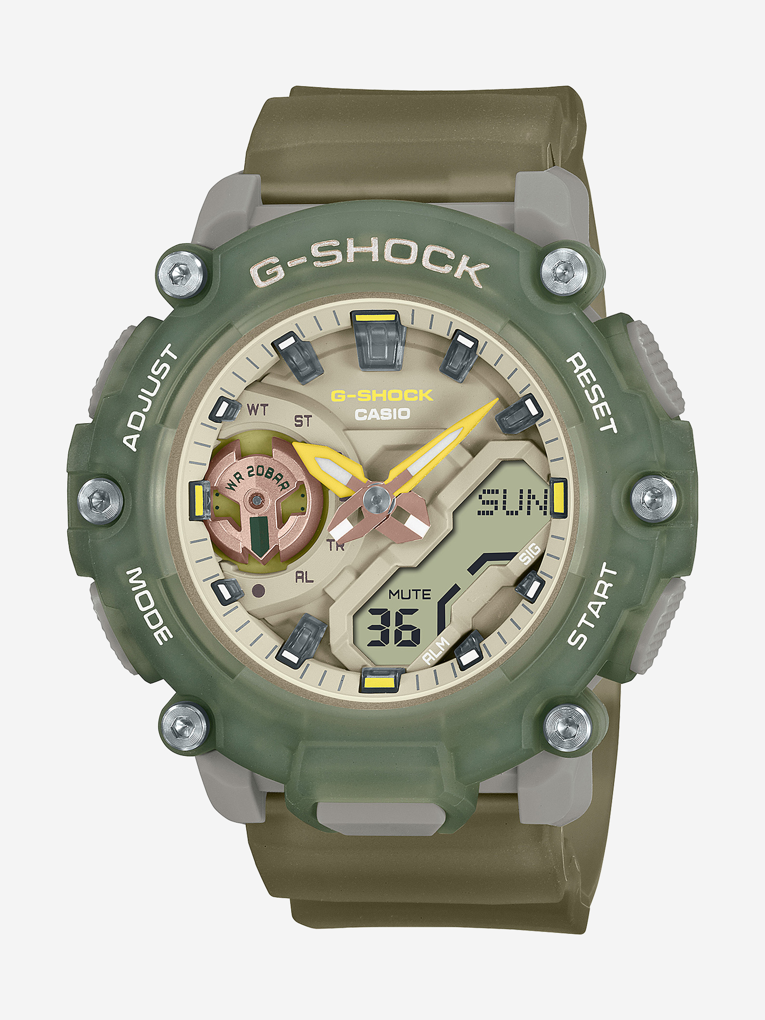 

Наручные часы Casio G-Shock GMA-S2200PE-3A, Зеленый