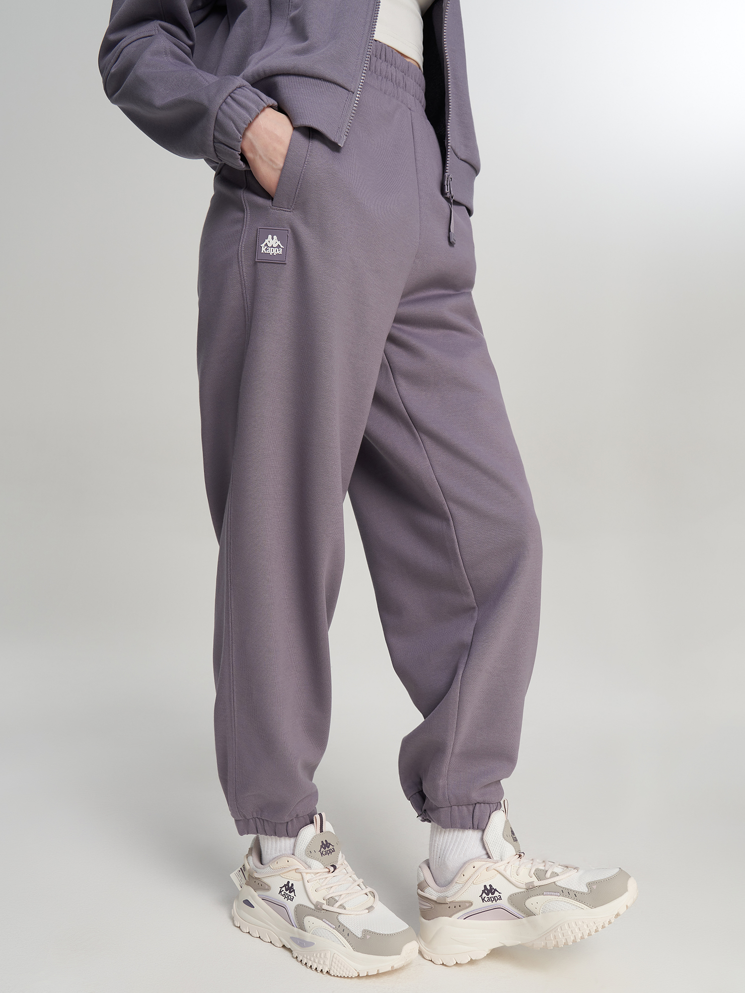 Изображение товара Брюки женские Kappa Фиолетового цвета для спортивного стиля